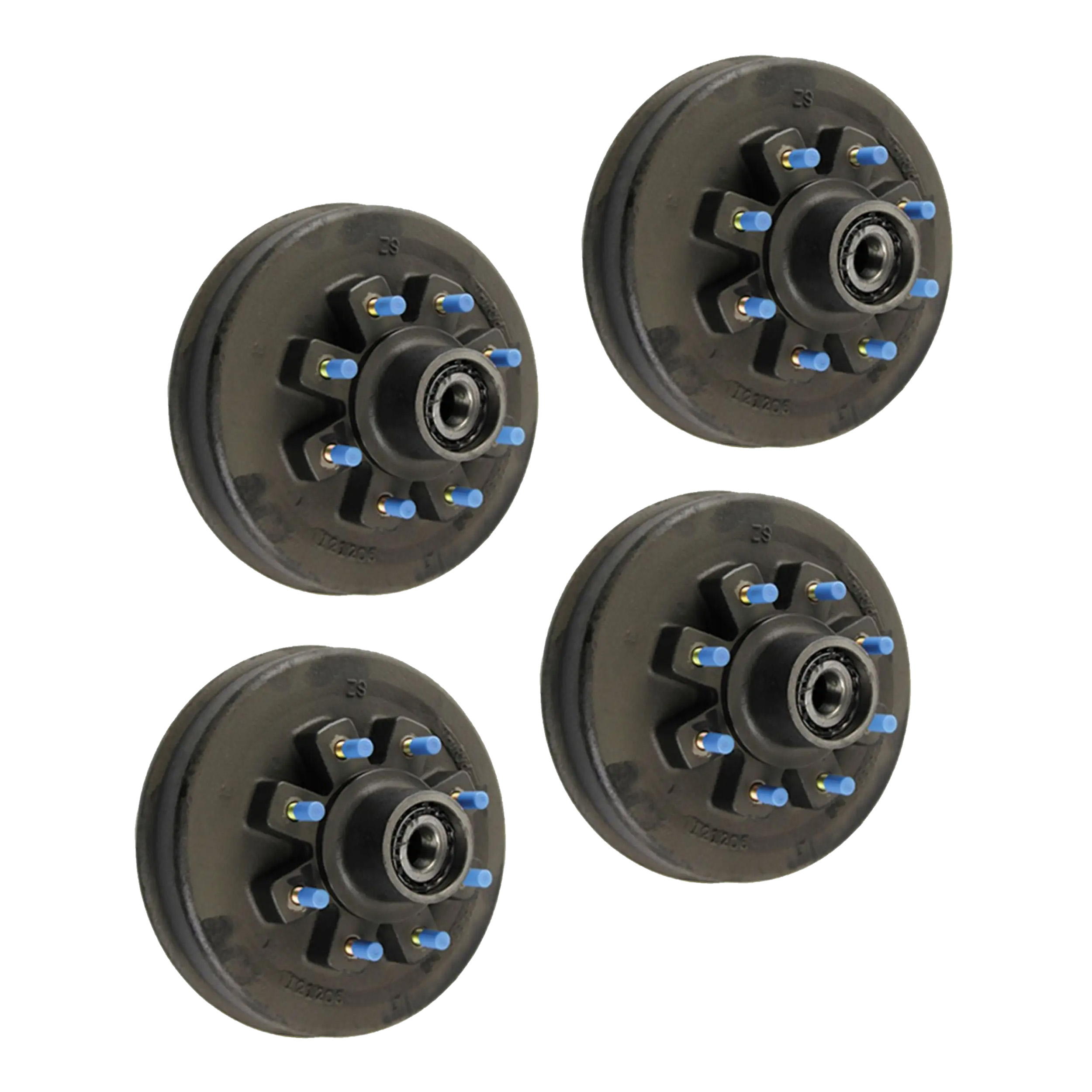 Lippert (4-Pack)  12" Threaded Hybrid Trailer Brake Hub - 8K, 8 on 6-1/2", 5/8" Studs - Heavy-Duty Trailer Component LIPKIT35I07 thumbnail 0