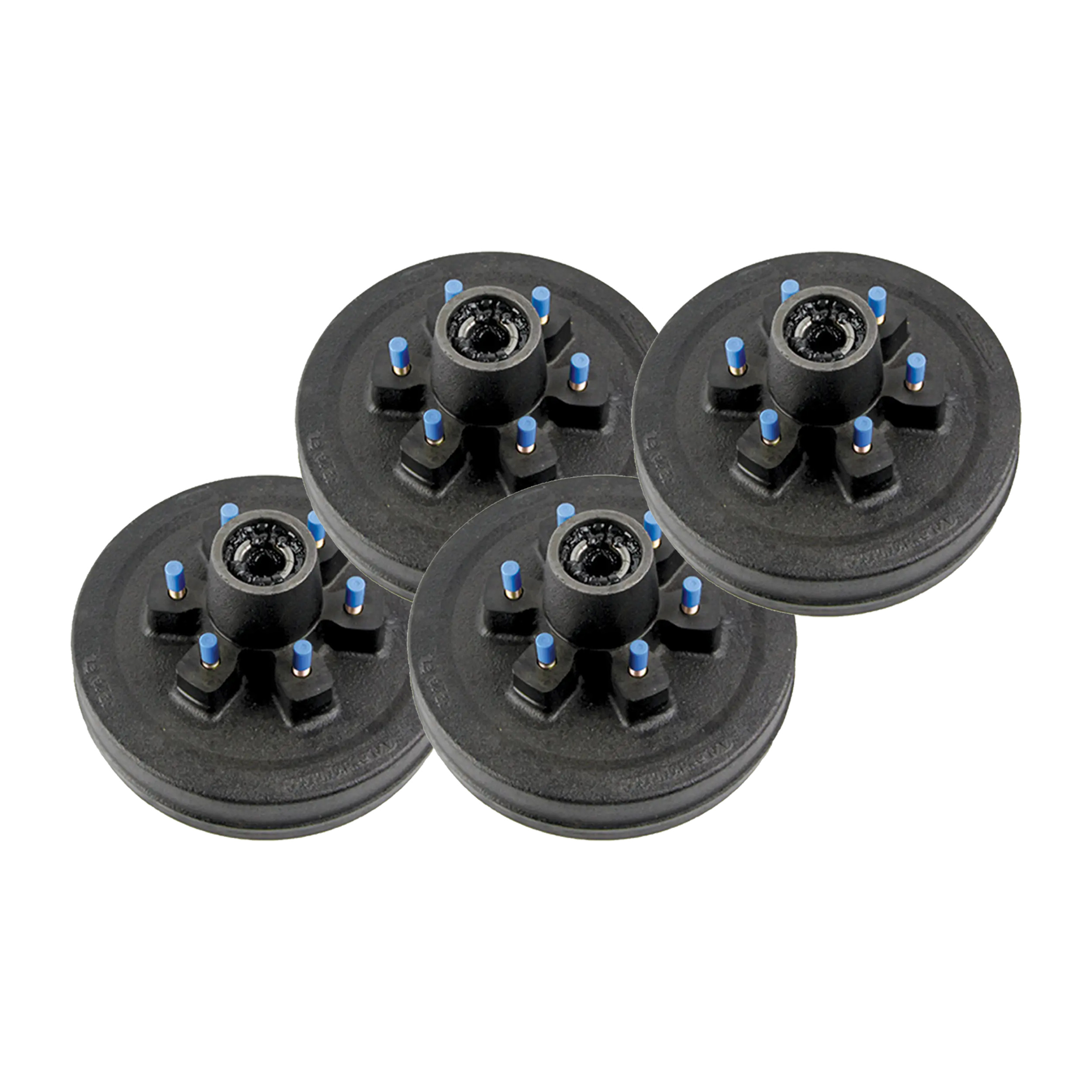 Lippert (4-Pack) 4400 lbs 10" RV Brake Drum Hub Assembly for 4,400- Axle - 6 on 5.5", 1/2" Stud - Heavy-Duty Trailer Component LIPKITGE95B thumbnail 0