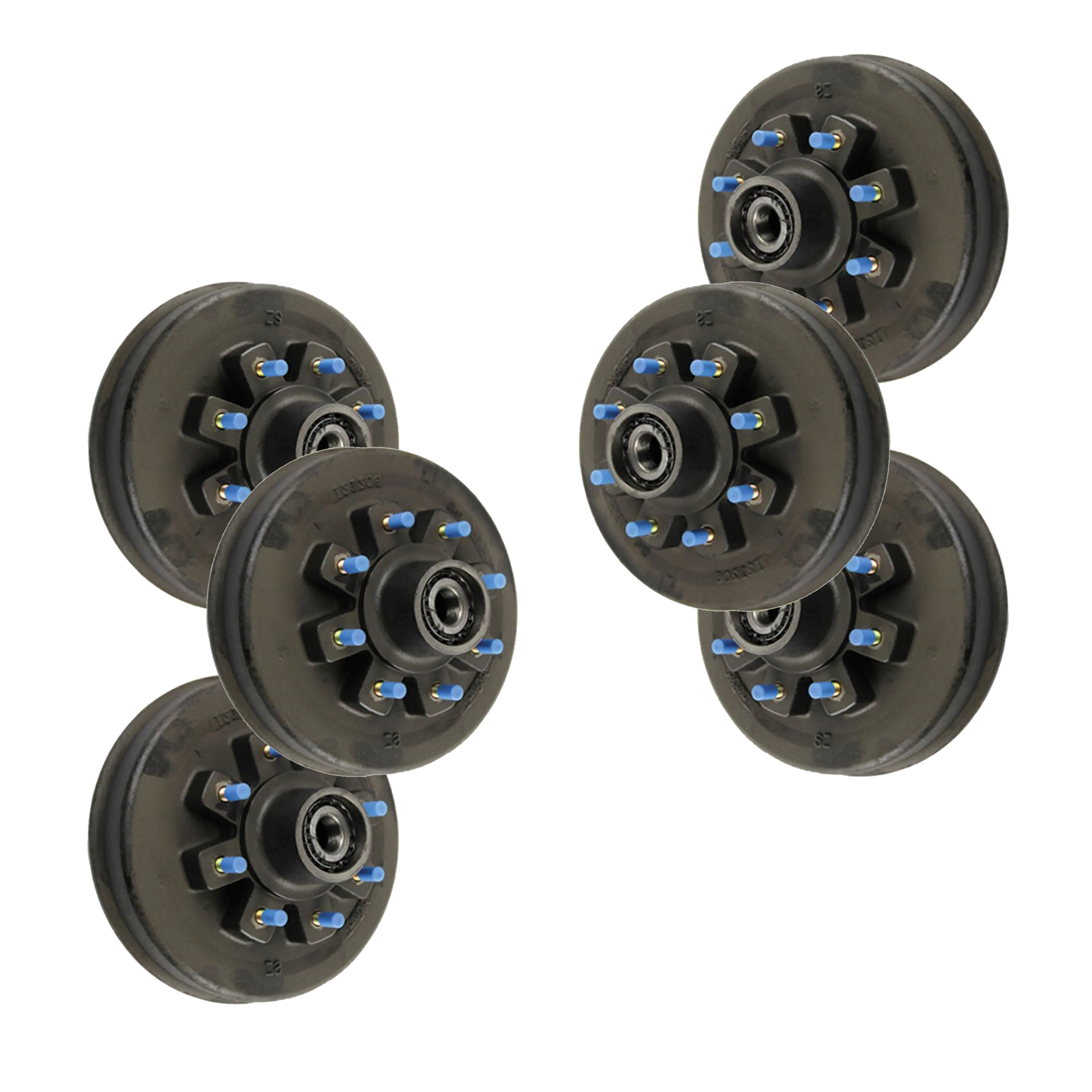 Lippert (6-Pack) 16K lbs Threaded Brake Hub 8 on 275 mm, 17-1/2" Wheels, M22 Studs, Oil - Heavy-Duty Trailer Component LIPKIT9AE5C thumbnail 0