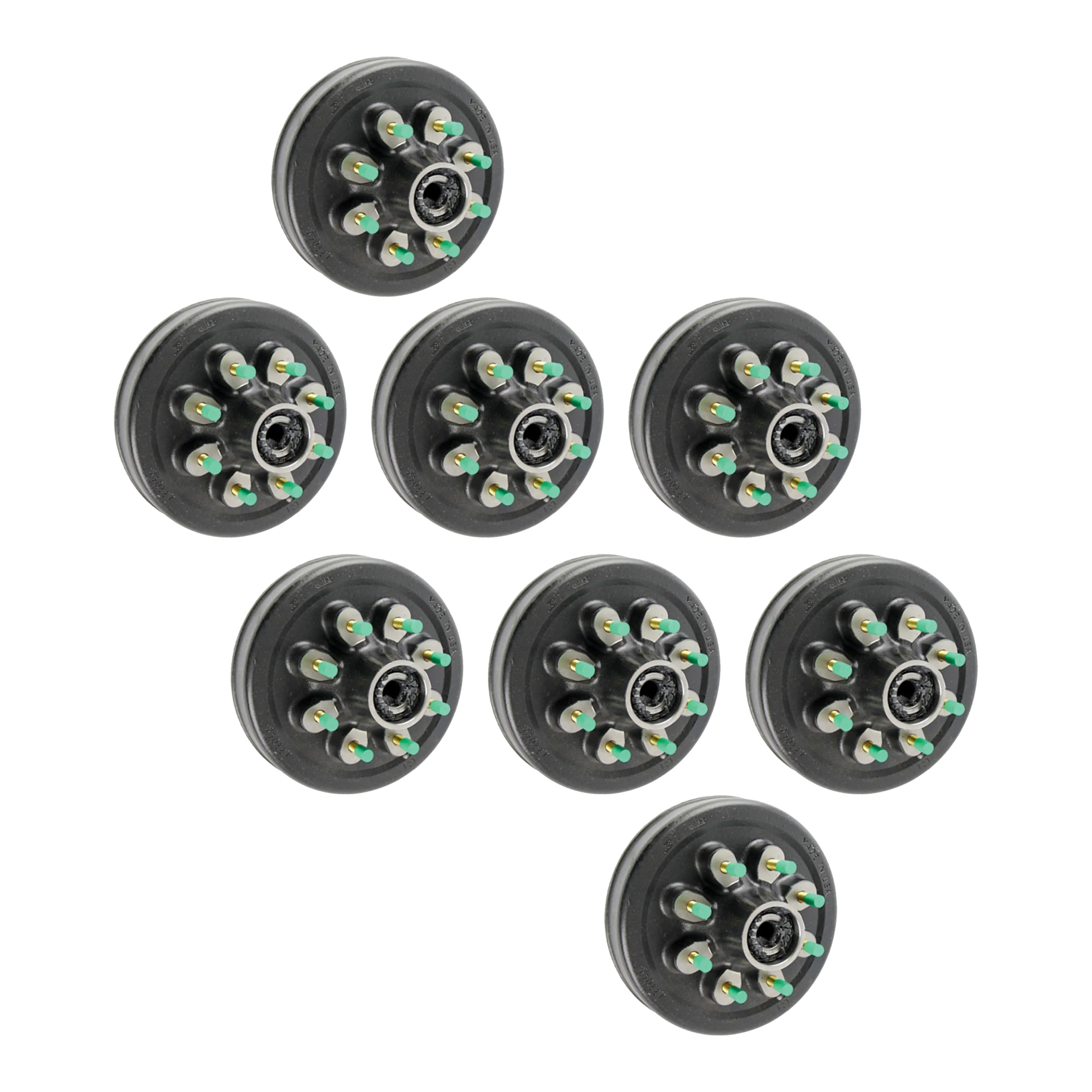 Lippert (8-Pack) of 12" Threaded Hybrid Trailer Brake Hub - 8K, 8 on 6-1/2", 9/16" Studs, Oil 380828 thumbnail 0