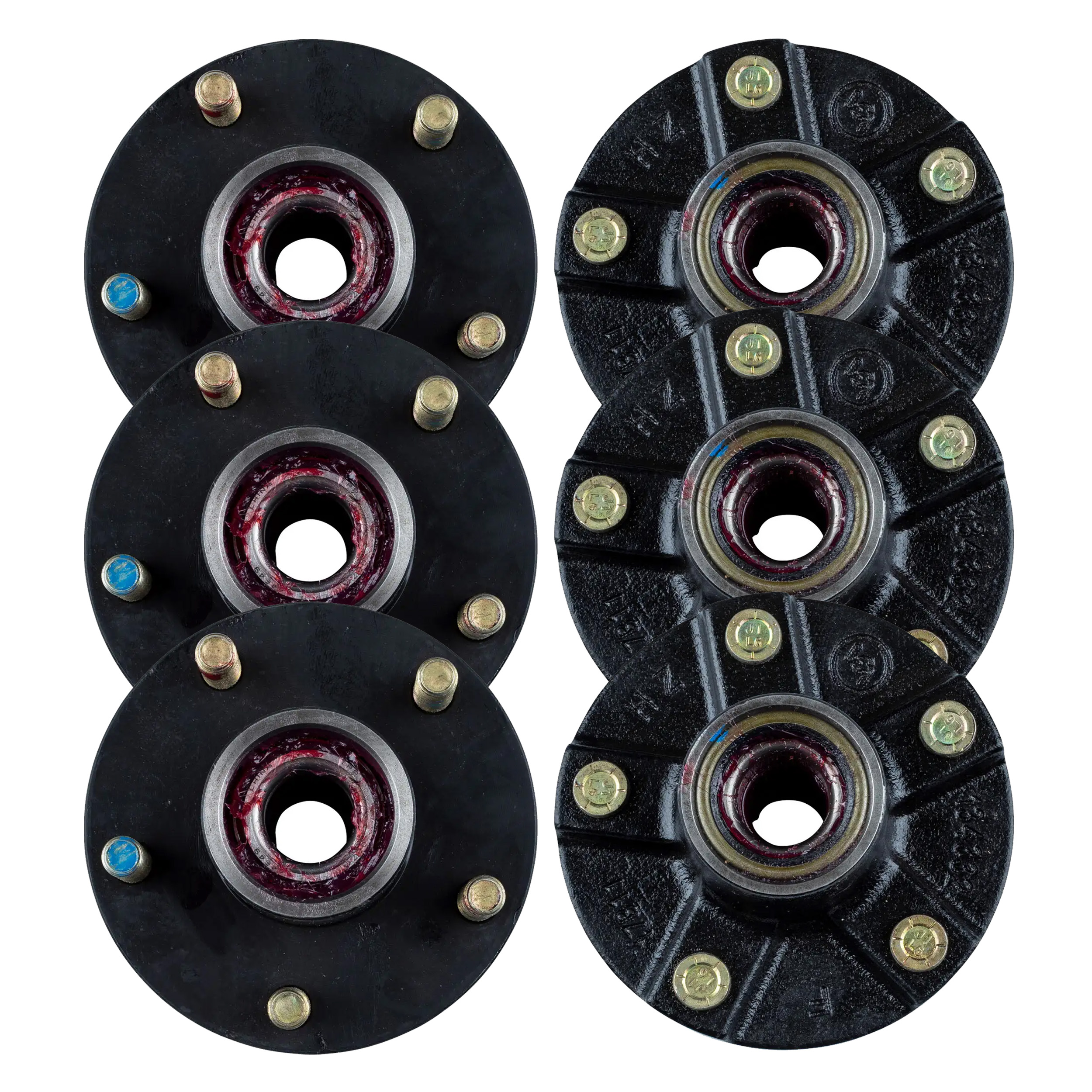 Lippert (6-Pack) 2200 lbs Idler Hub, 5 on 4.5"; 5.5" Hub Flange - 2,200 - Heavy-Duty Trailer Component thumbnail 0