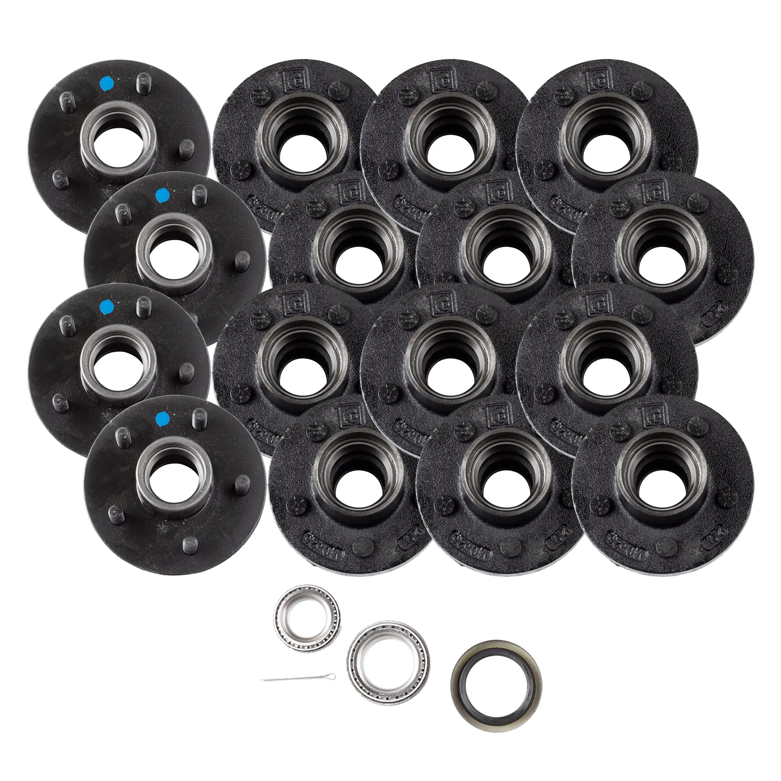 Lippert (8-Pack) 3500 lbs Idler Hub, 5 on 4.5" - 3,500 (with Bearing Cone Kit) - Heavy-Duty Trailer Component LIPKIT9A879 thumbnail 0