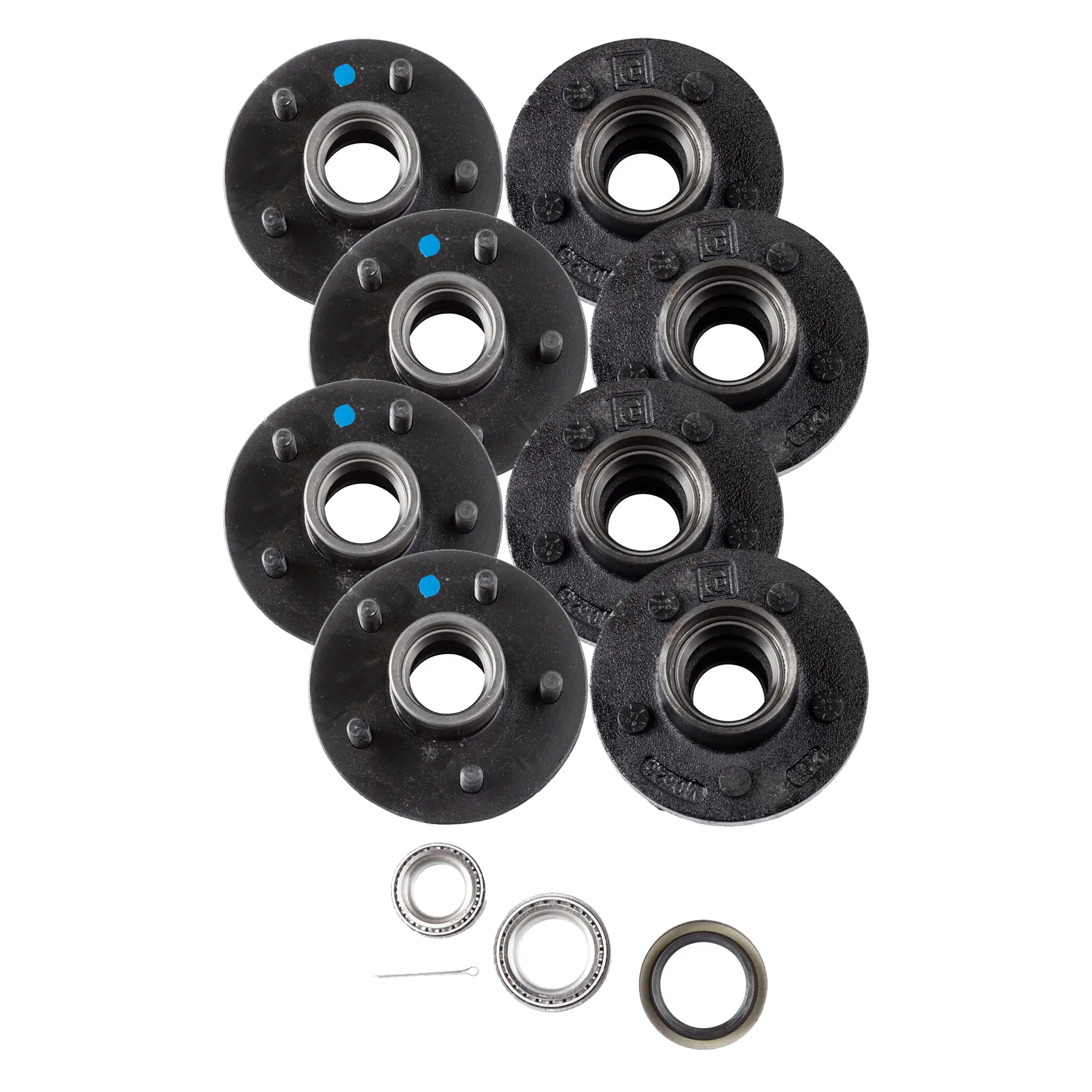 Lippert (4-Pack) 3500 lbs Idler Hub, 5 on 4.5" - 3,500 (with Bearing Cone Kit) - Heavy-Duty Trailer Component LIPKIT7AGCC thumbnail 0