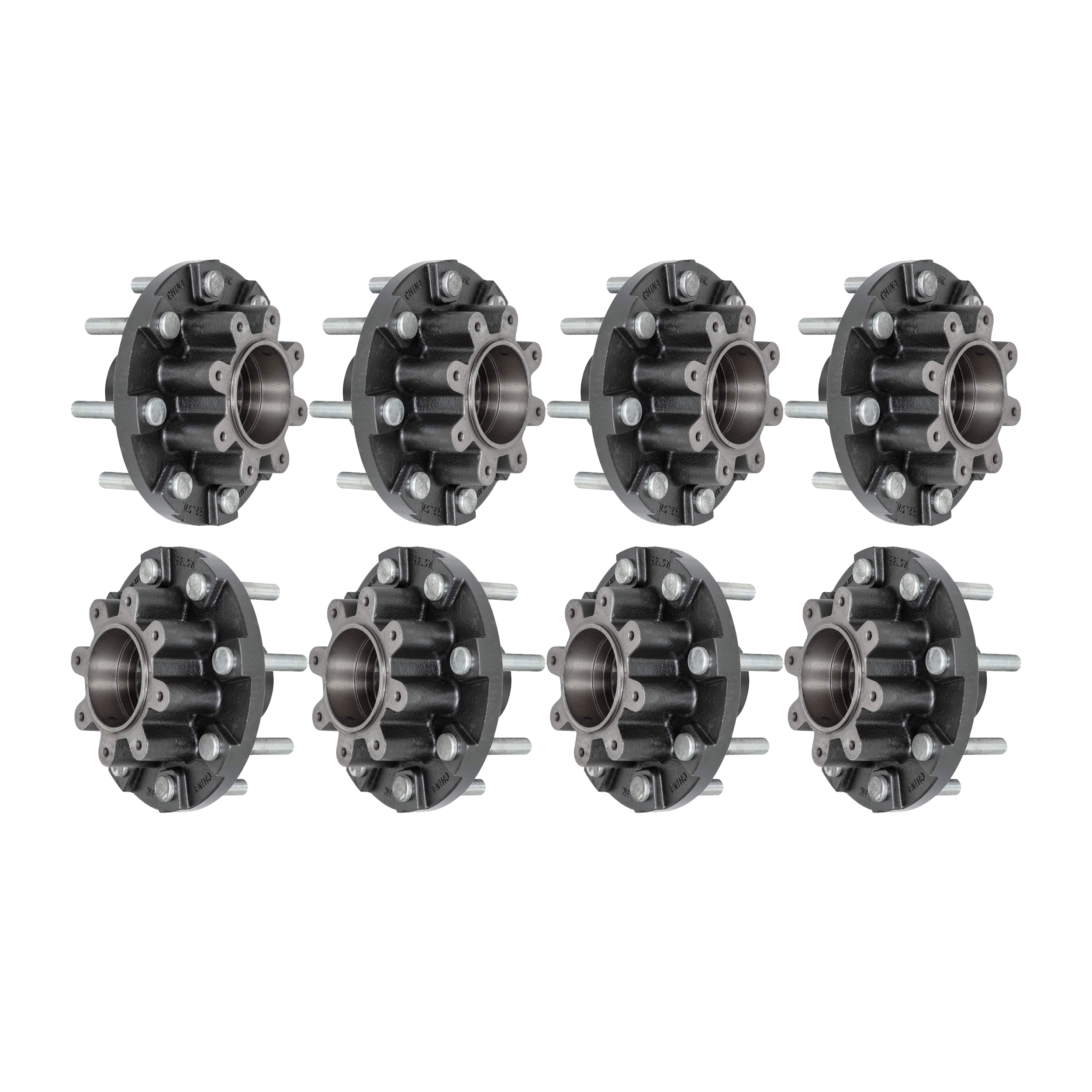 Lippert (8-Pack) 16K Threaded Trailer Idler Hub - , 8 on 275 mm, 17-1/2" Wheel, M22 Studs, Grease - Heavy-Duty Trailer Component LIPKIT2F822 thumbnail 0