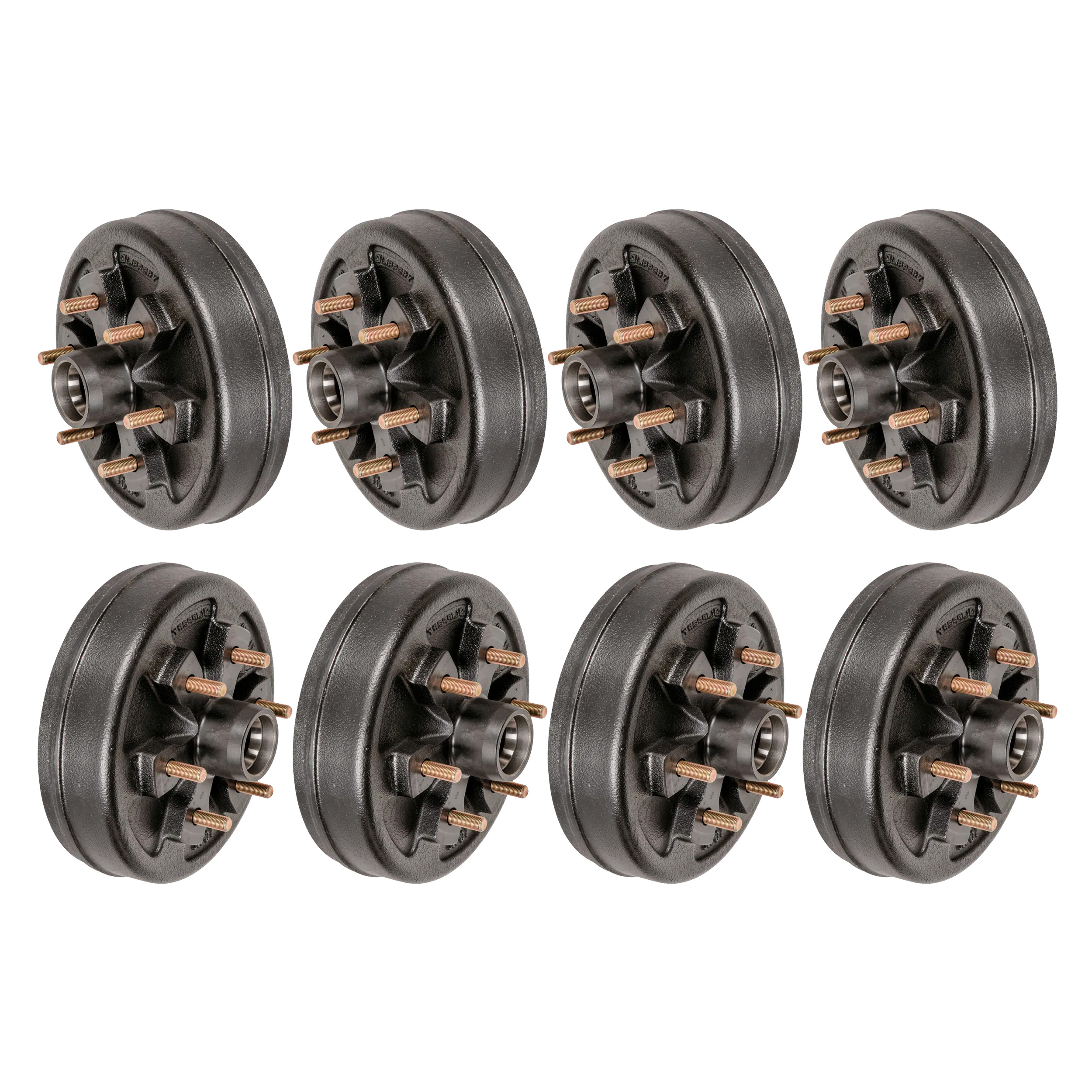 Lippert (8-Pack) 4400 lbs 10" Brake Hub, 6 on 5.5"; 1/2" Stud - 4,400 - Heavy-Duty Trailer Component thumbnail 0