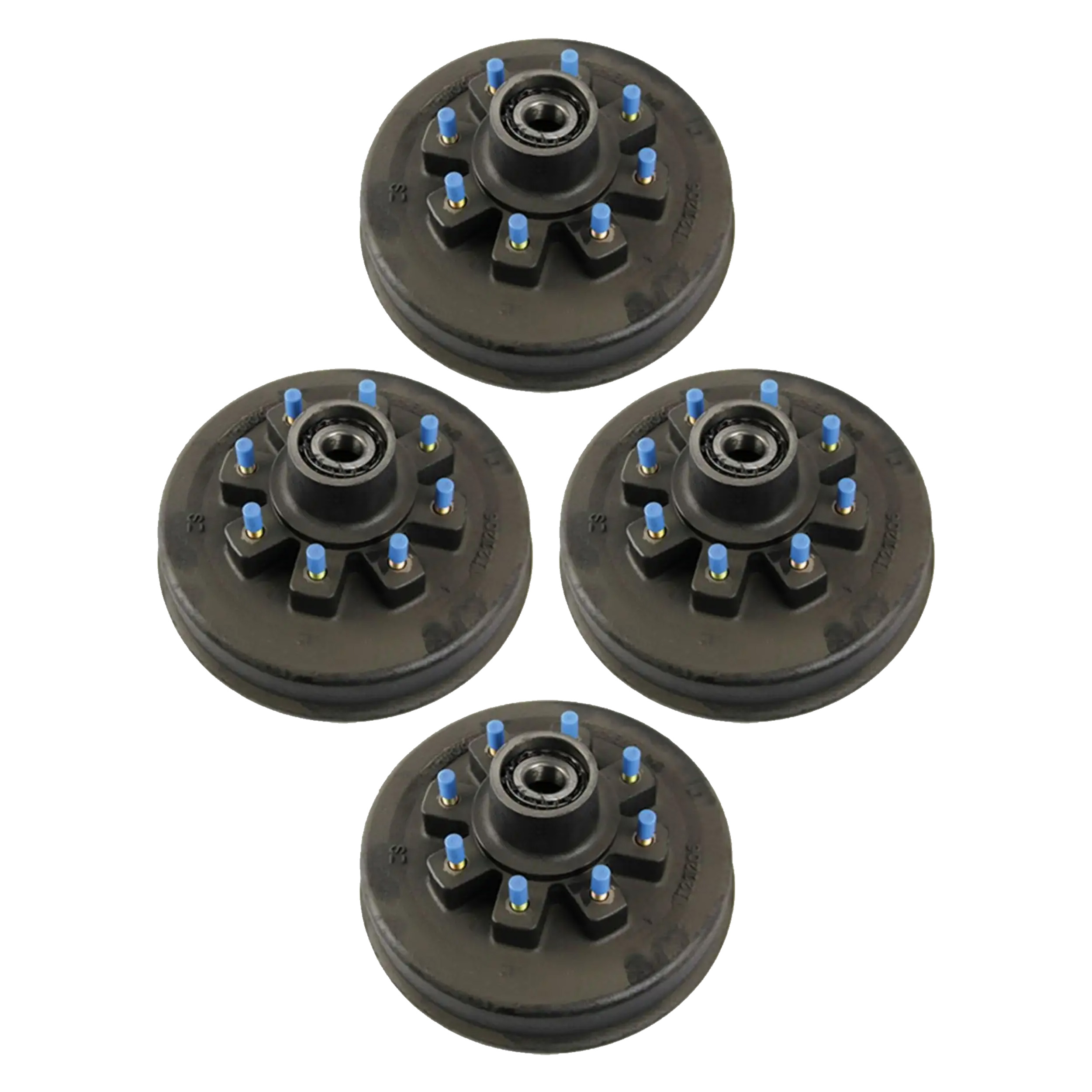 Lippert (4-Pack) 12000 lbs Brake Drum Hub Assembly for 12,000- Axle - 8 on 6.5", 5/8" Stud - Heavy-Duty Trailer Component thumbnail 0