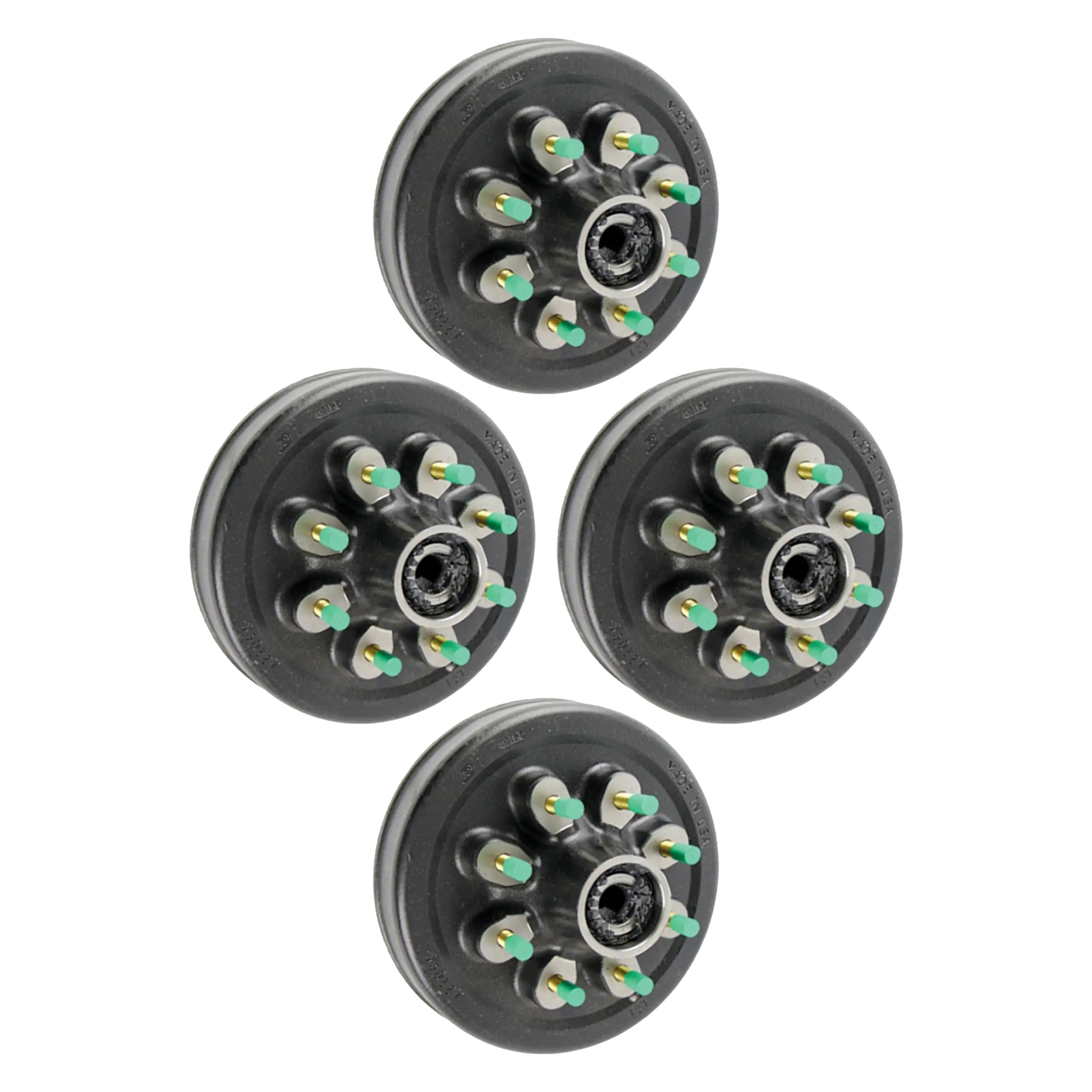 Lippert (4-Pack) 8K lbs. 12" Threaded Hybrid Trailer Brake Hub, 8 on 6-1/2", 9/16" Studs, Oil - Heavy-Duty Trailer Component thumbnail 0