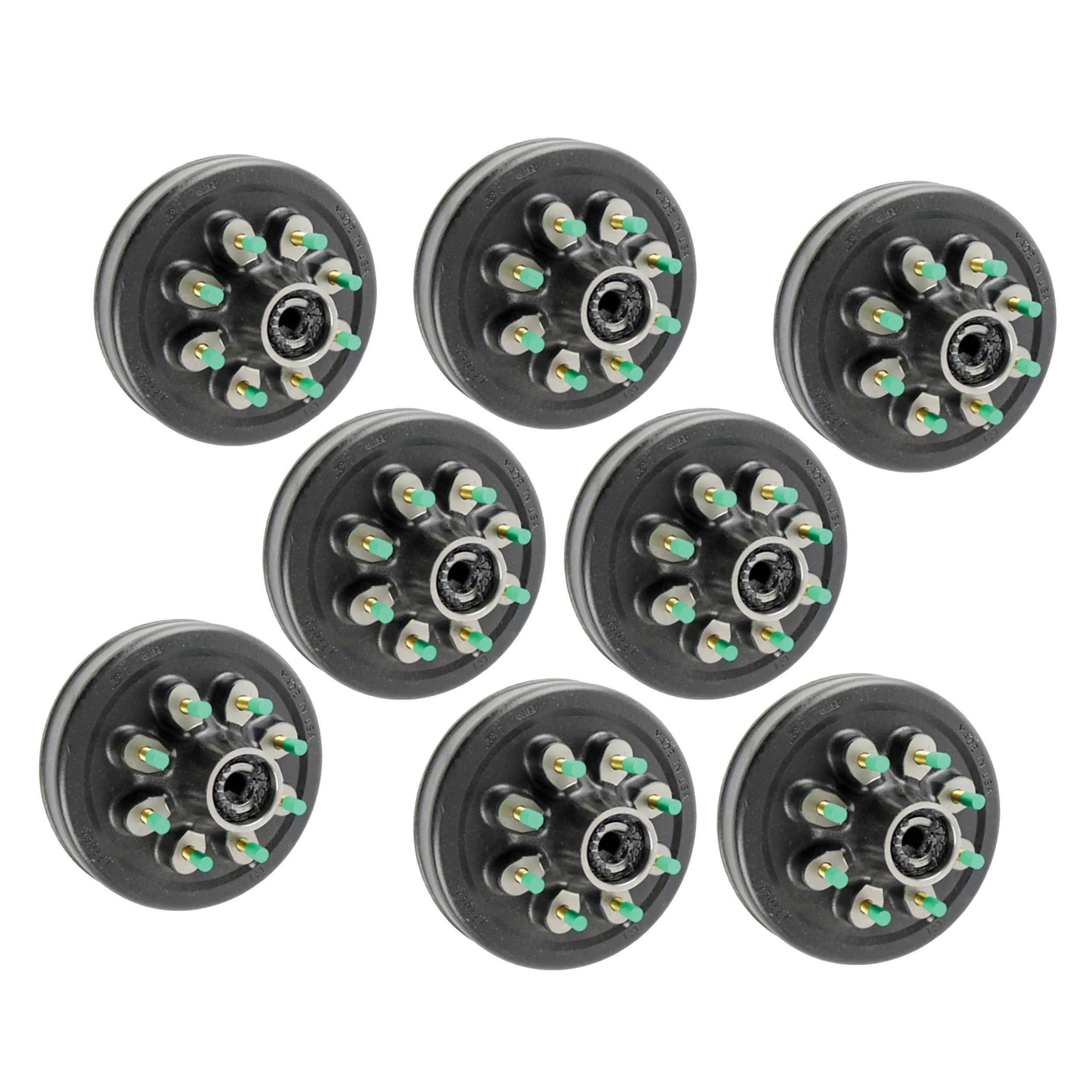 Lippert (8-Pack)  8K lbs. 12" Threaded Hybrid Trailer Brake Hub 8 on 6-1/2", 9/16" Studs, Oil - Heavy-Duty Trailer Component LIPKITD6GCJ thumbnail 0