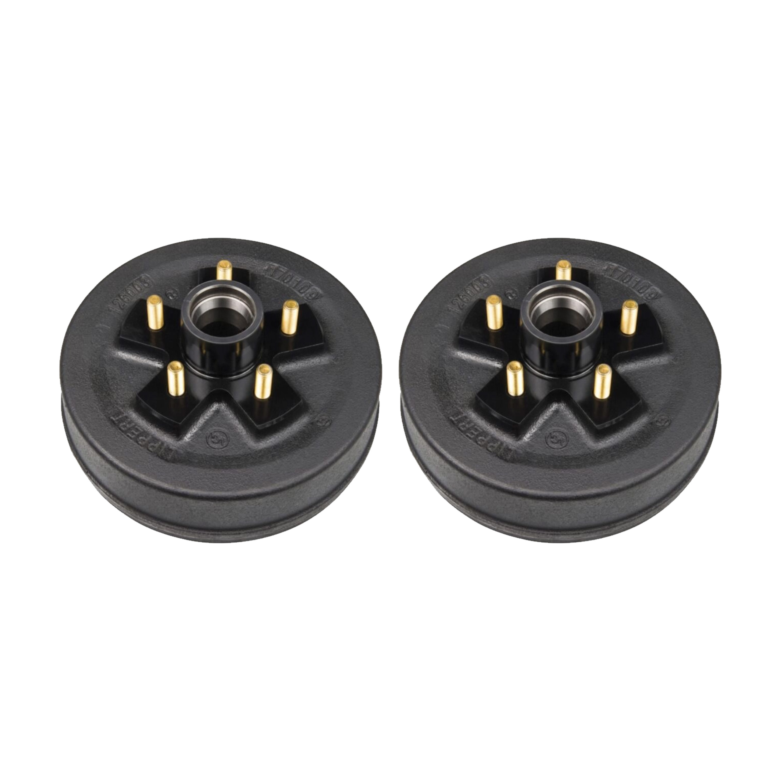 Lippert (2-Pack) 3500 lbs 10" Trailer Brake Hub Assembly - 3,500- 5 on 4-1/2", 1/2" Studs - Heavy-Duty Trailer Component LIPKITHJD14 thumbnail 0