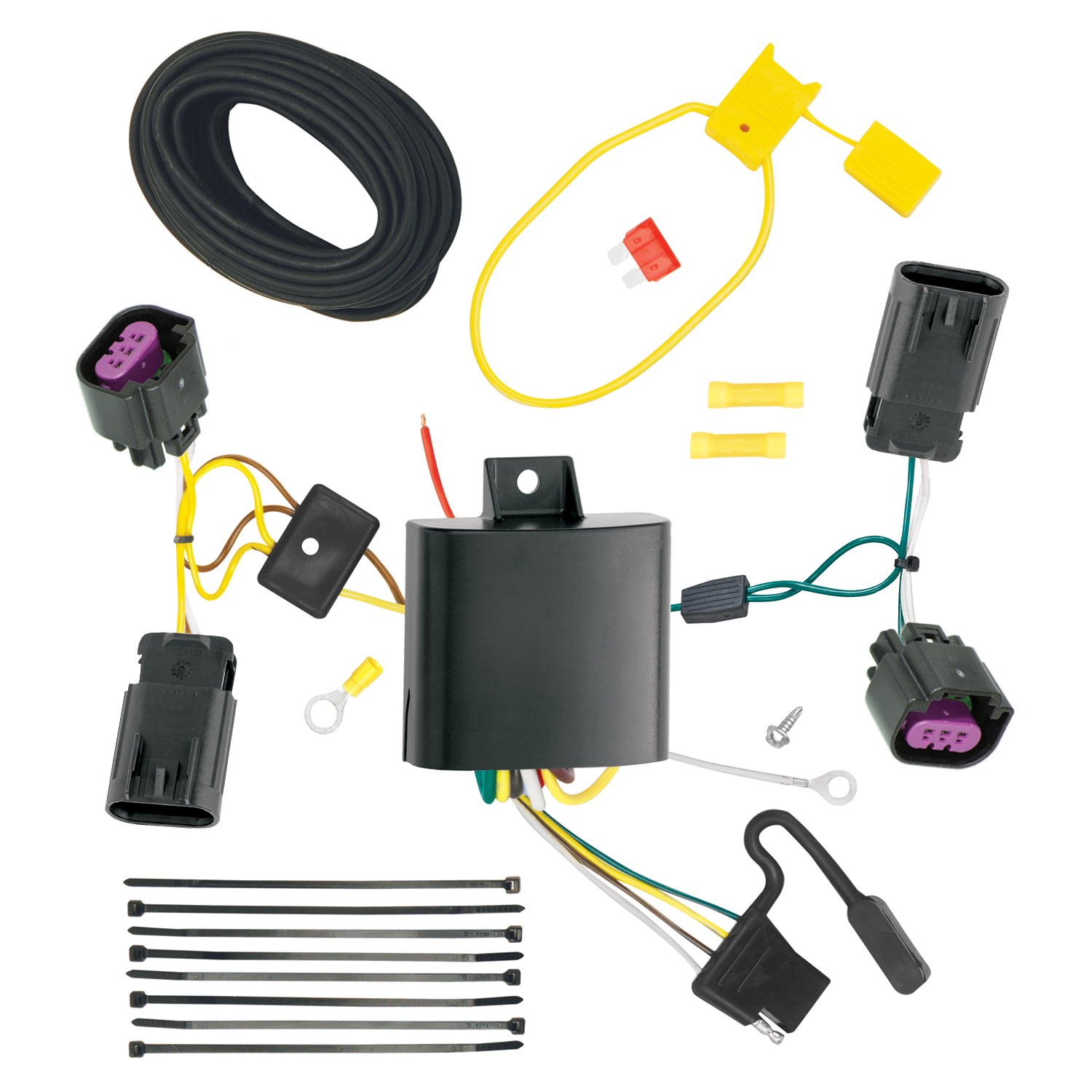 2012-2020 Dodge Journey Tekonsha Plug & Play T-Connector Adapter Trailer Wiring 118567 thumbnail 0