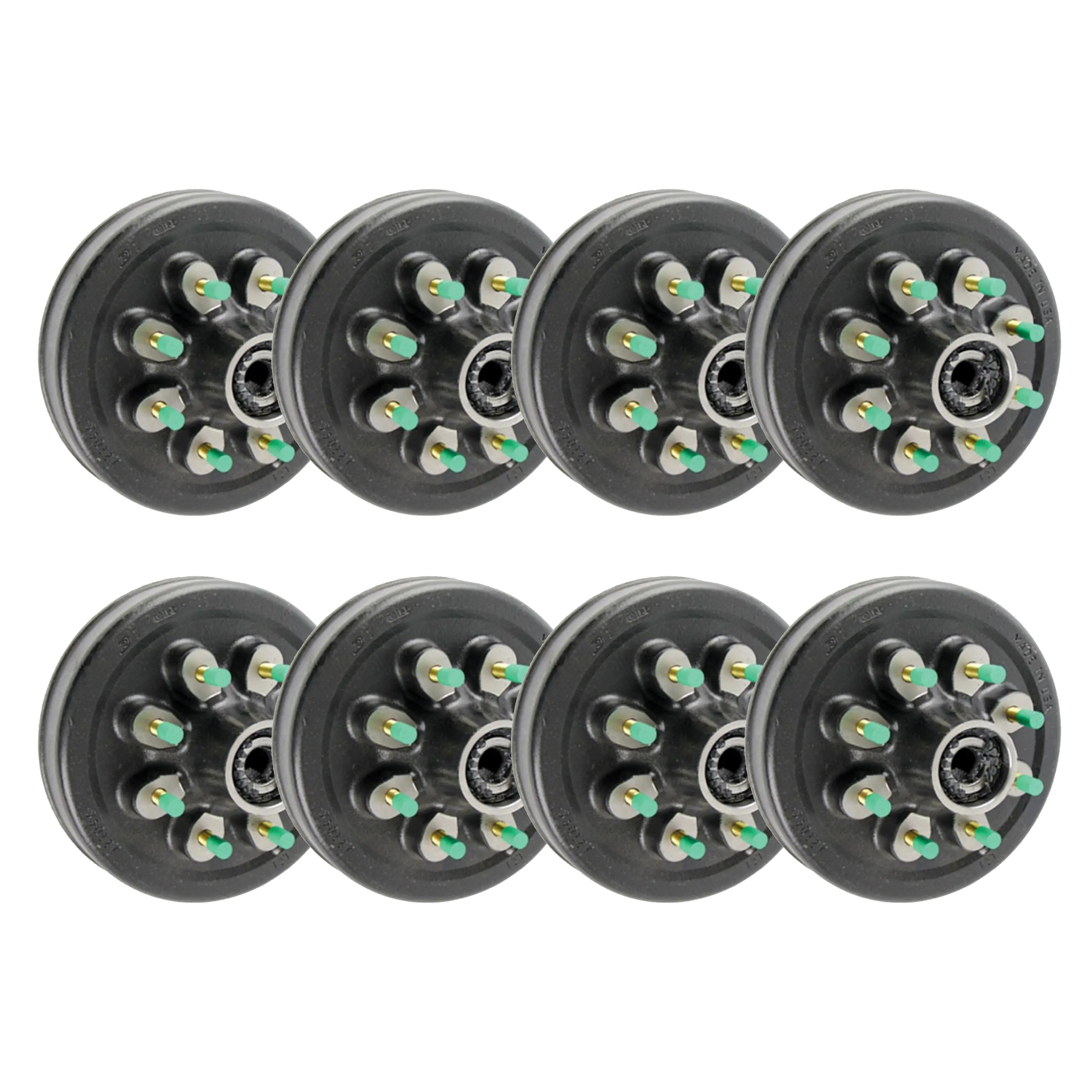 Lippert (8-Pack)  12" Threaded Hybrid Trailer Brake Hub - 8K, 8 on 6-1/2", 9/16" Studs - Heavy-Duty Trailer Component thumbnail 0