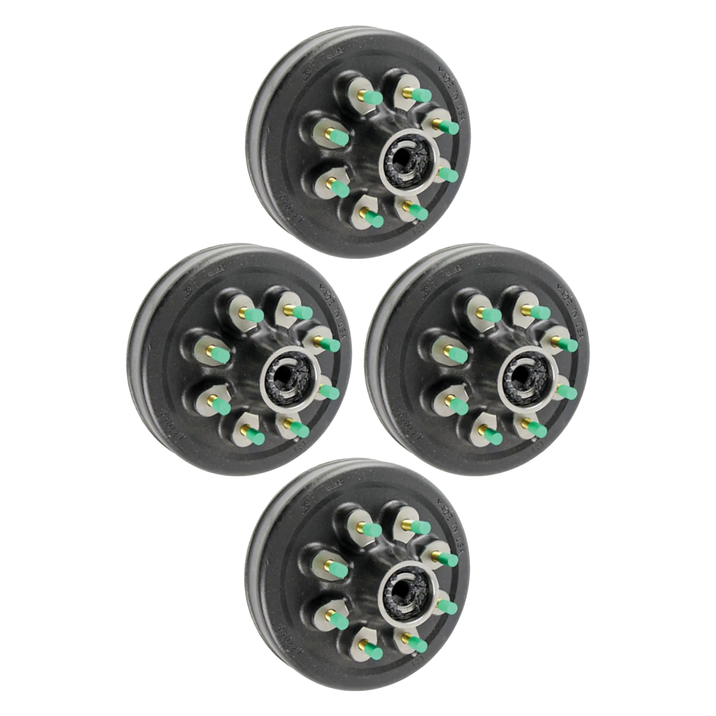 Lippert (4-Pack) 8K lbs Thread Hybrid Hub - 8,000- 8 on 6-1/2", 16-17-1/2" Wheels, 9/16" Studs, Grease - Heavy-Duty Trailer Component thumbnail 0