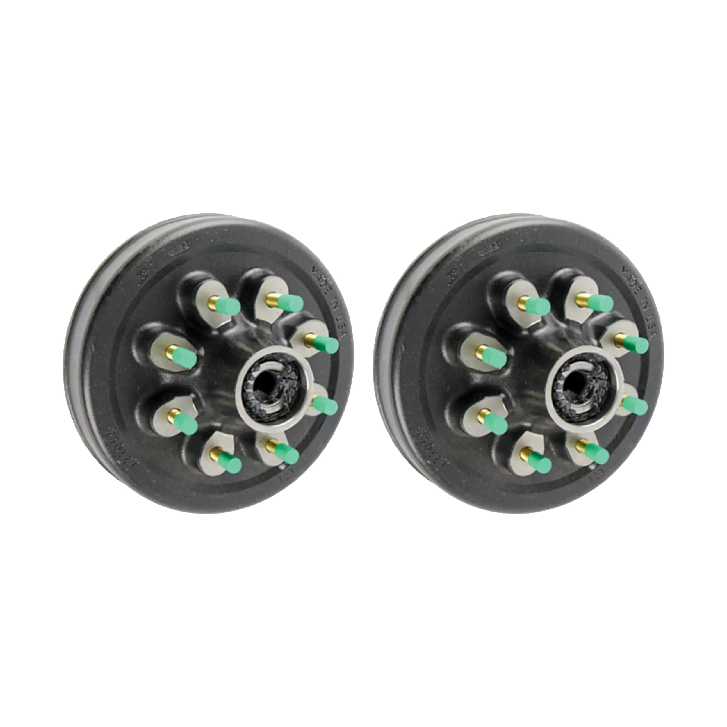 Lippert (2-Pack) 8K lbs  12" Threaded Hybrid Trailer Brake Hub - 8 on 6-1/2", 9/16" Studs, Oil - Heavy-Duty Trailer Component LIPKIT43JID thumbnail 0