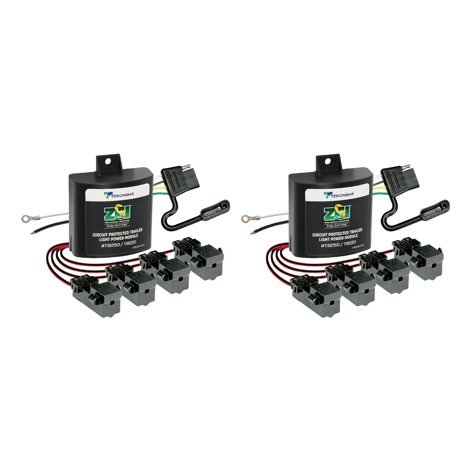 TEKOSHA MODULITE ZCI とCURT bracket TEKOSHA MODULITE ZCI とCURT bracket Zero Contact Modulite