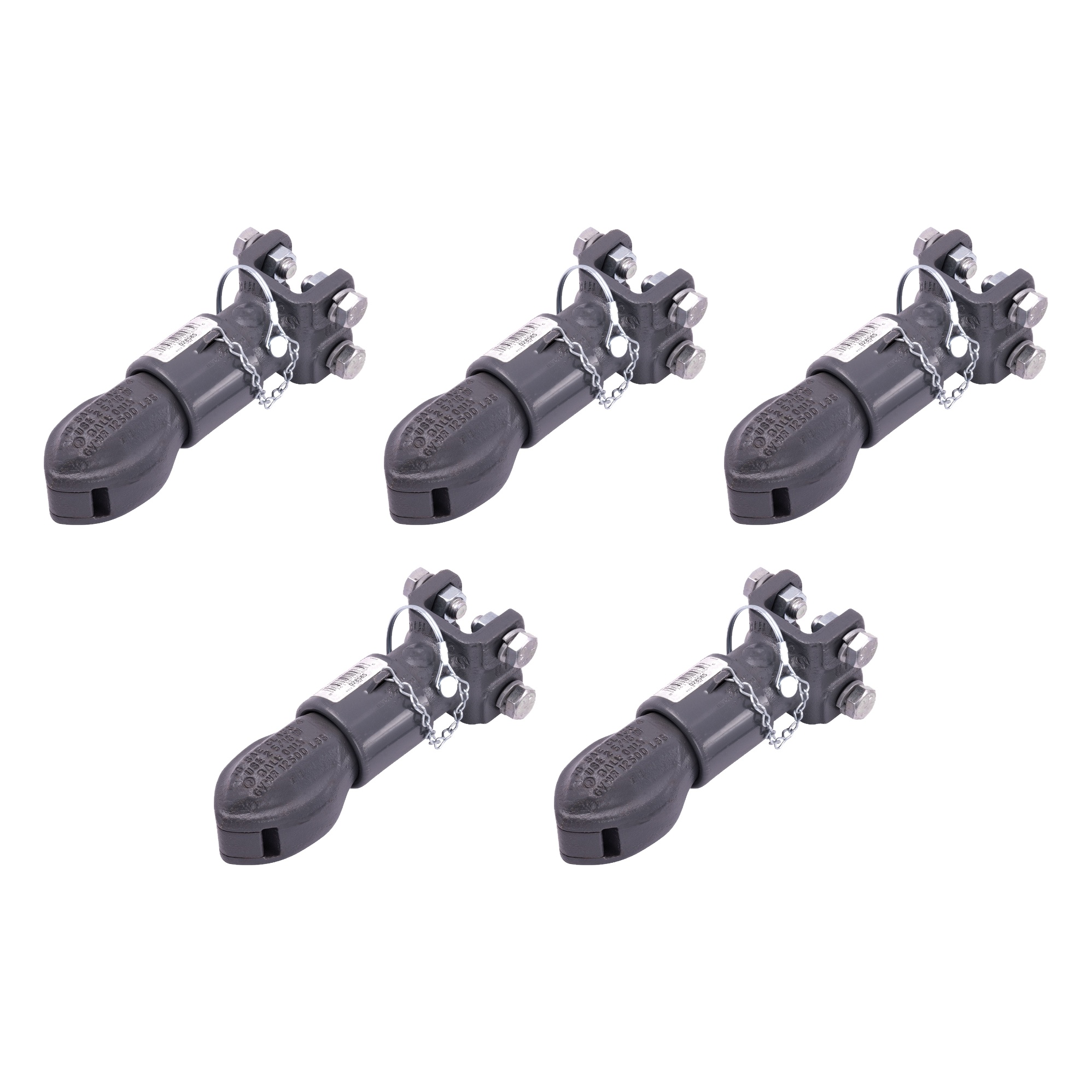 BULLDOG (5-Pack) Collar-Lok Adjustable Coupler, 2-5/16 Inch Diameter, 12,500 lbs. Capacity thumbnail 0