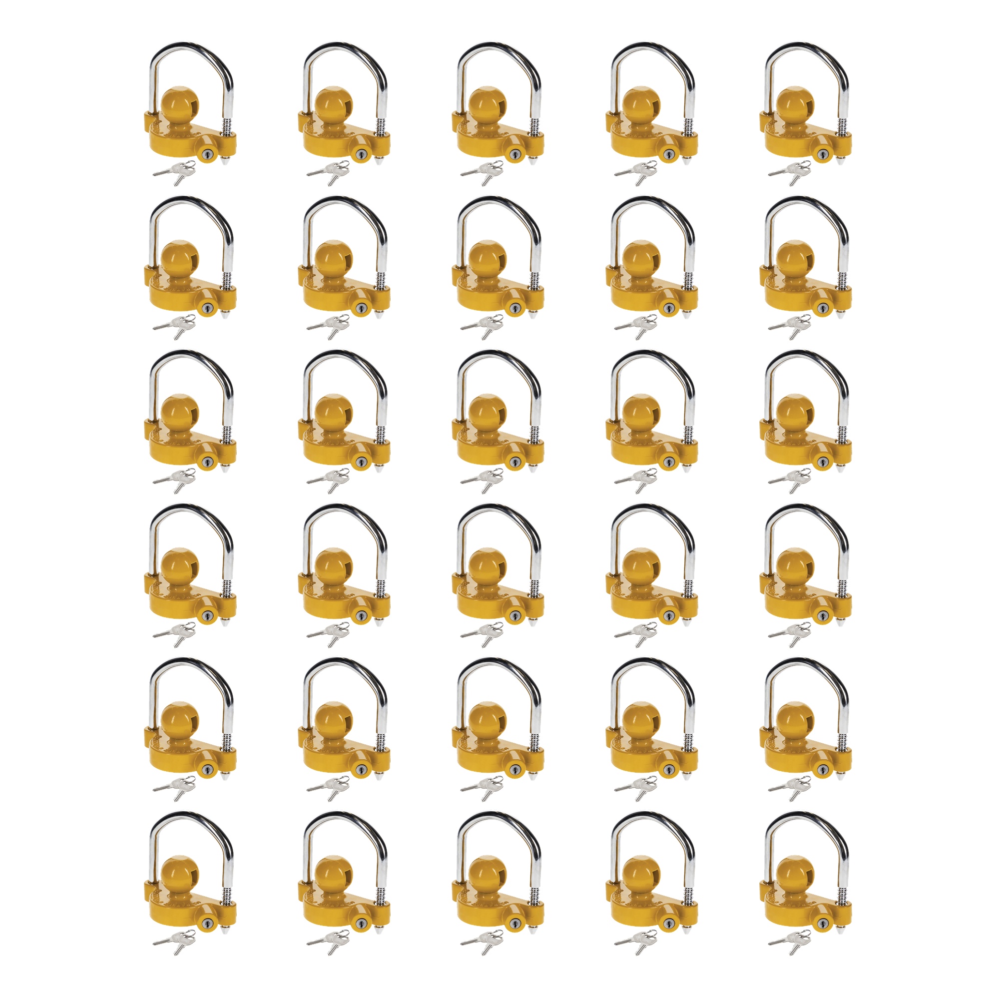 Reese Towpower (30-Pack) Trailer Coupler Lock, Universal Fit, Display Card thumbnail 0