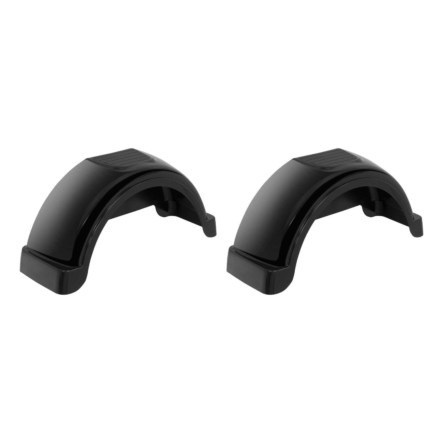Fulton (2-Pack) Trailer Fender, 13 Inch Tire Size, Black thumbnail 0