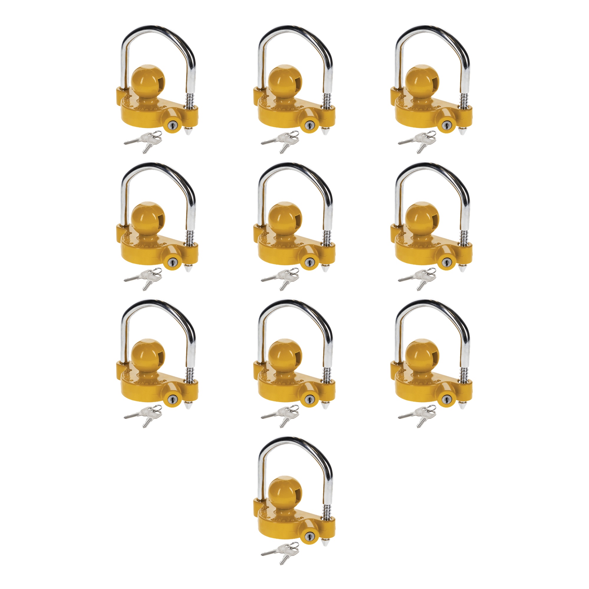Reese Towpower (10-Pack) Trailer Coupler Lock, Universal Fit, Display Card thumbnail 0
