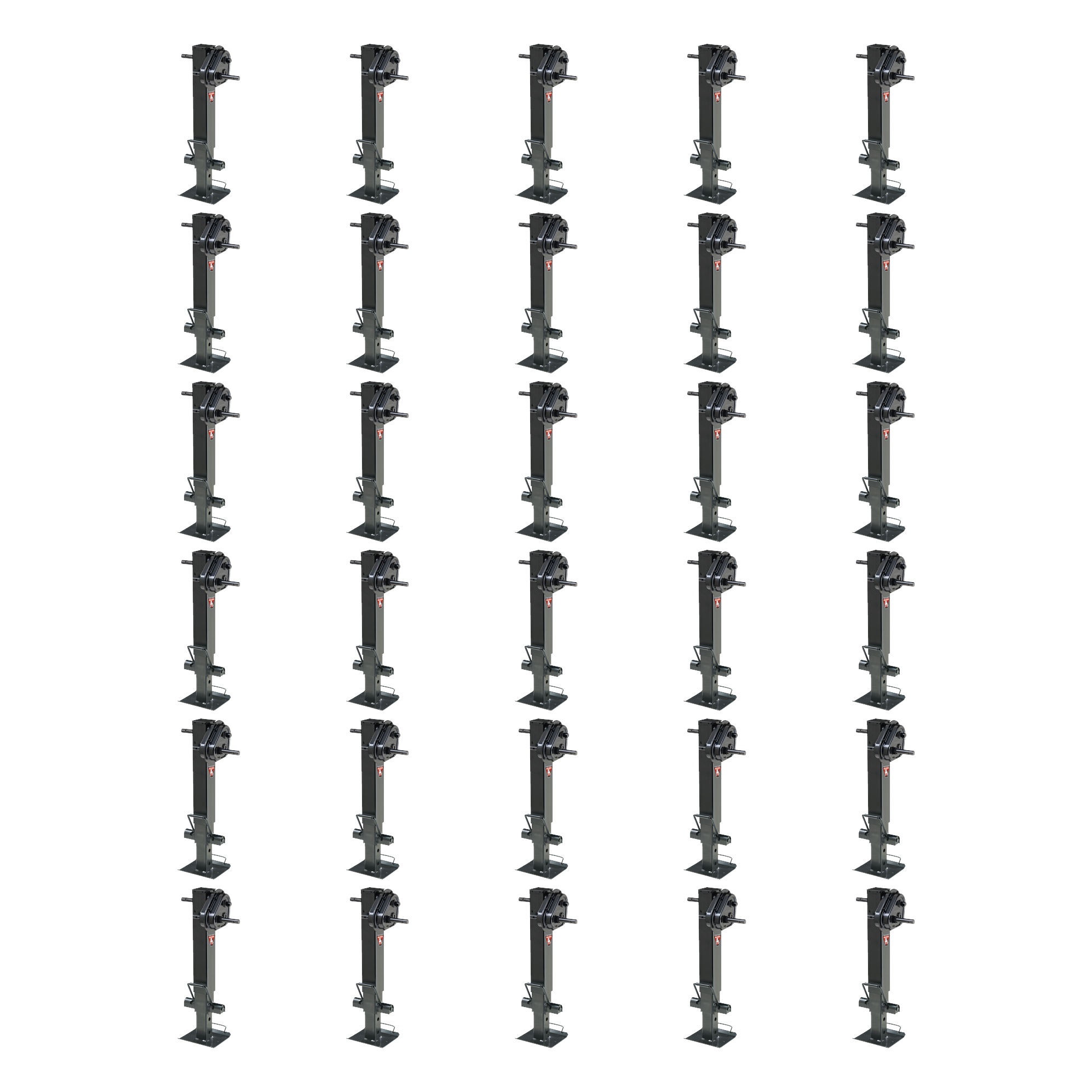 BULLDOG (30-Pack) Twin Cam™ 2-Speed Square Trailer Jack
