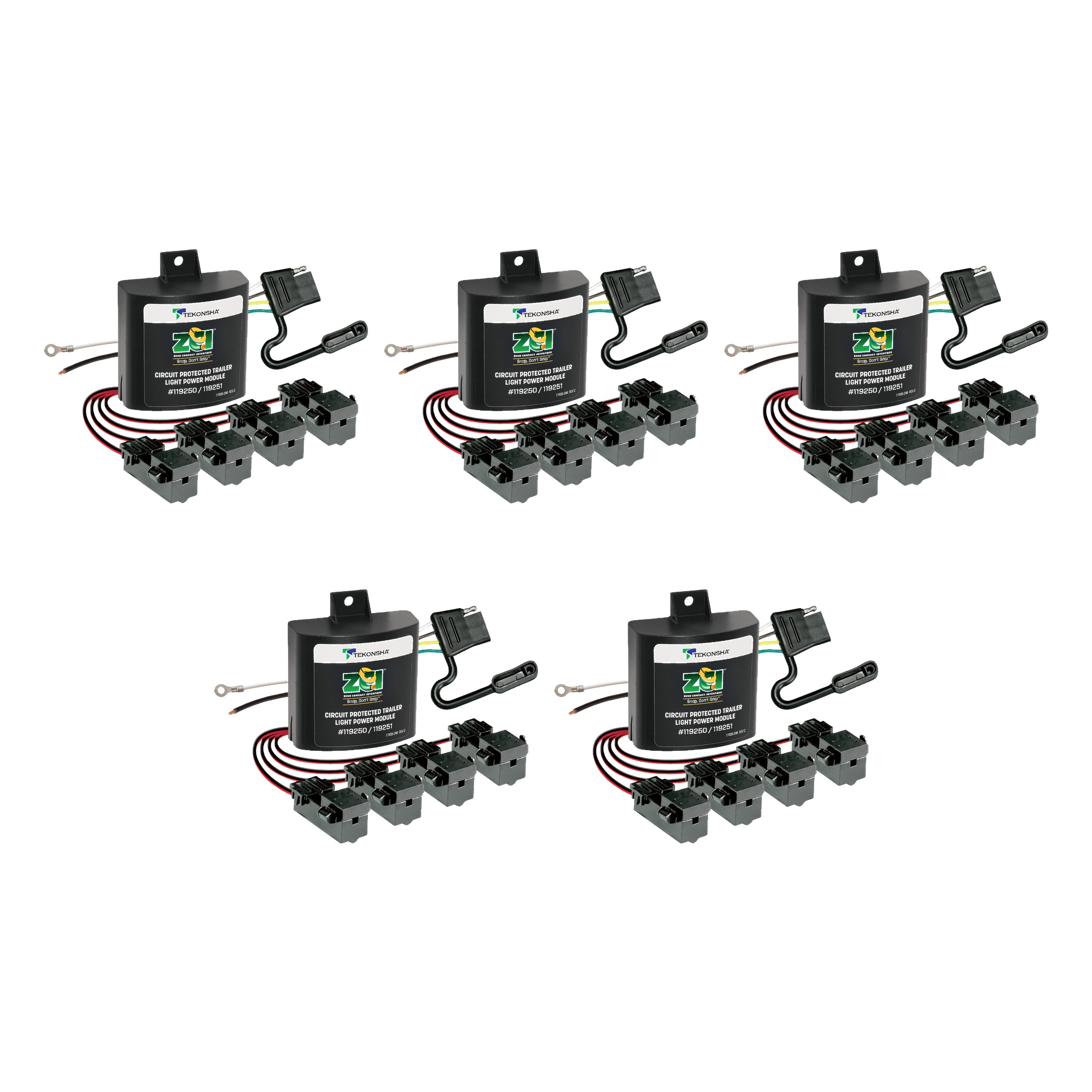 Tekonsha (5-Pack) ZCI Zero Contact Interface Universal ModuLite® thumbnail 0