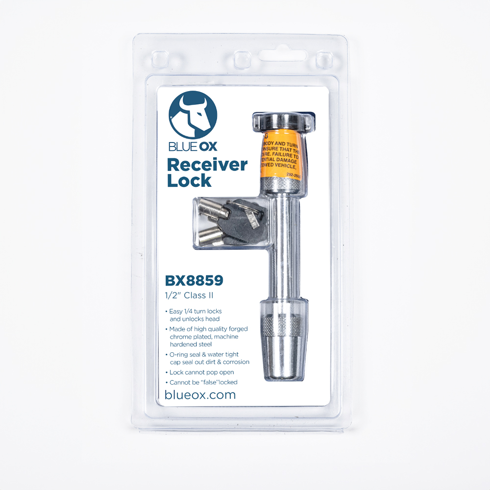 BlueOx Receiver Lock, 1/2 - Class Ii, 1 1/4 X 1 1/4 Rcvrs BX8859 thumbnail 1