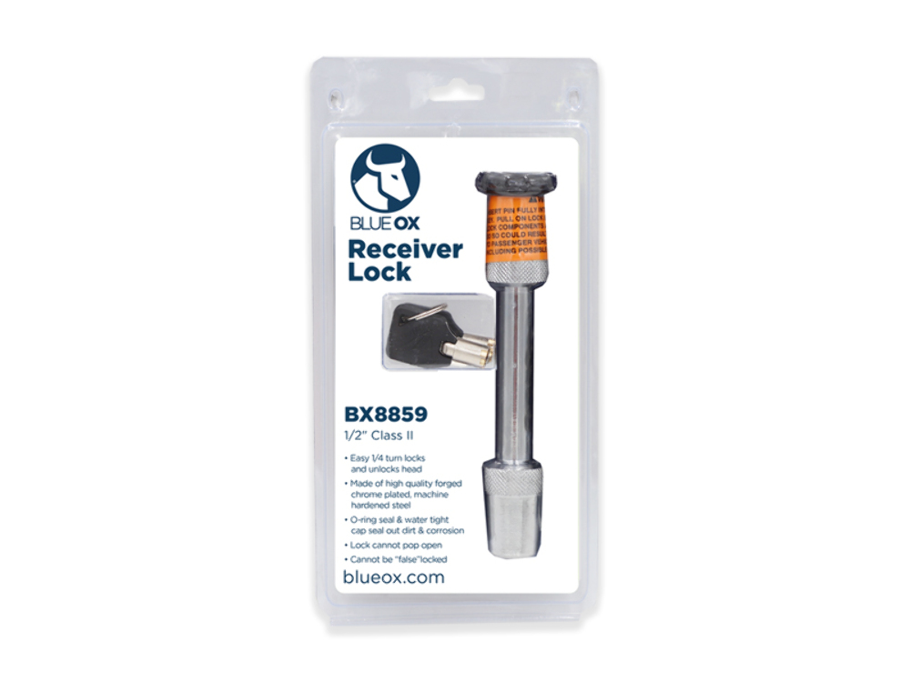 BlueOx Receiver Lock, 1/2 - Class Ii, 1 1/4 X 1 1/4 Rcvrs BX8859 thumbnail 0