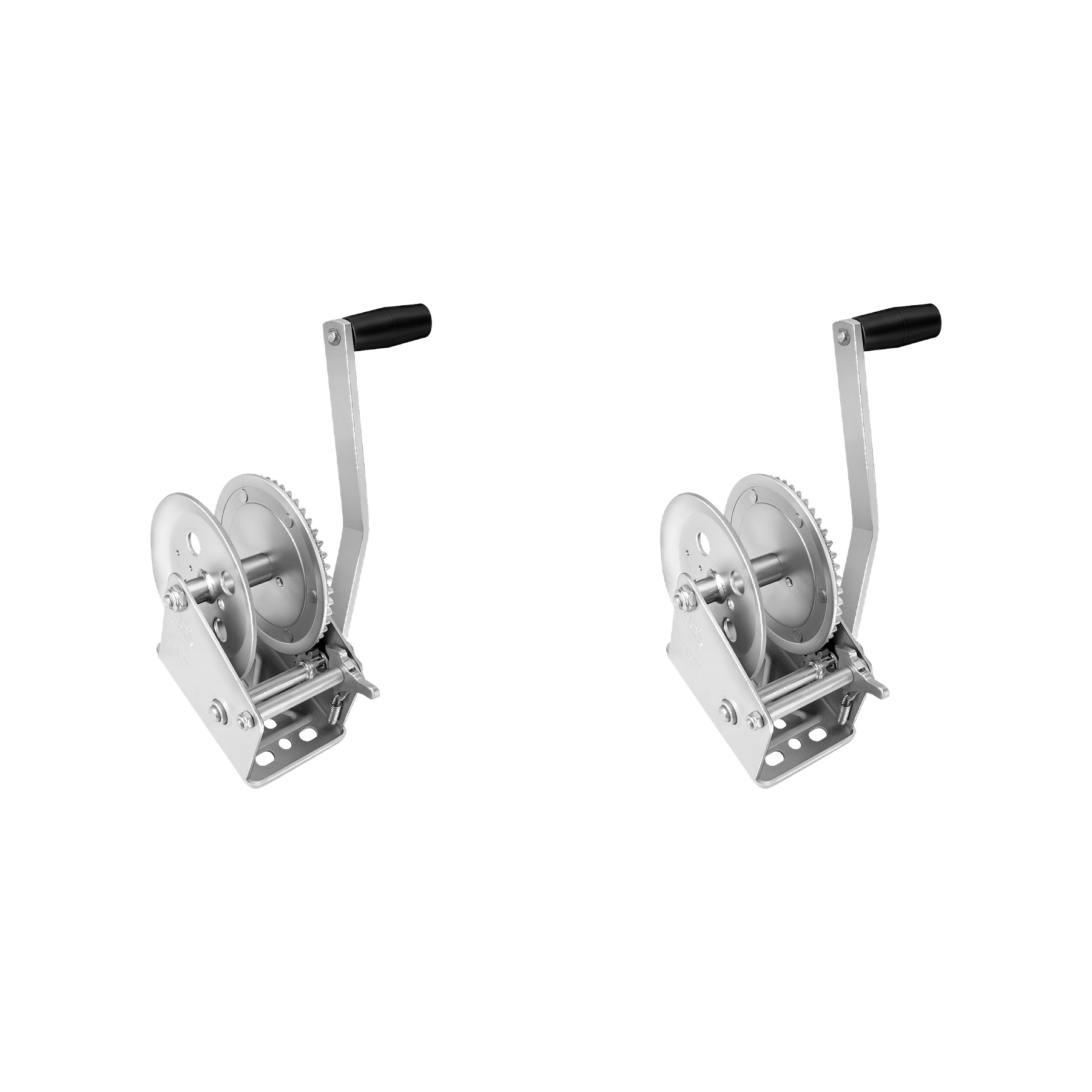 Fulton (2-Pack) Trailer Winch, Single-Speed, 1,800 lbs. Capacity, No Strap thumbnail 0