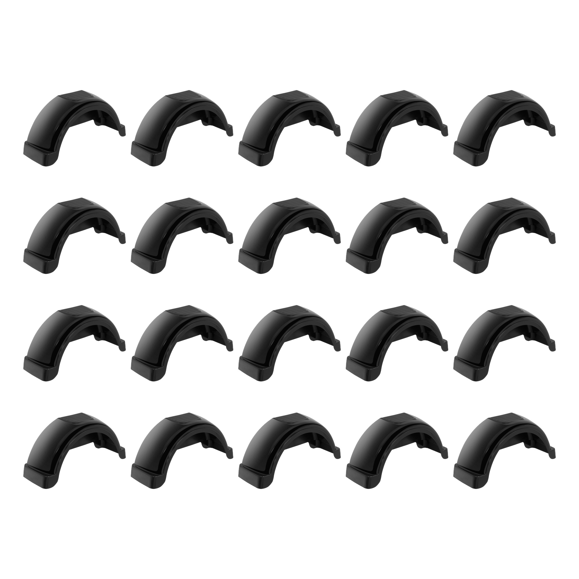 Fulton (20-Pack) Trailer Fender, 13 Inch Tire Size, Black thumbnail 0