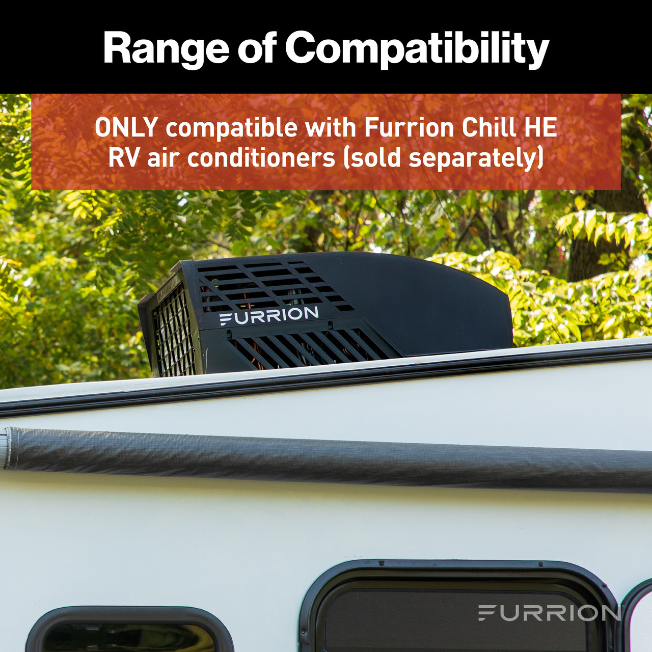 Furrion Chill Single-Zone Basic Backlit LED Wall Thermostat - Black, 2 Fan Speeds #FACW10ESSA-BL thumbnail 7