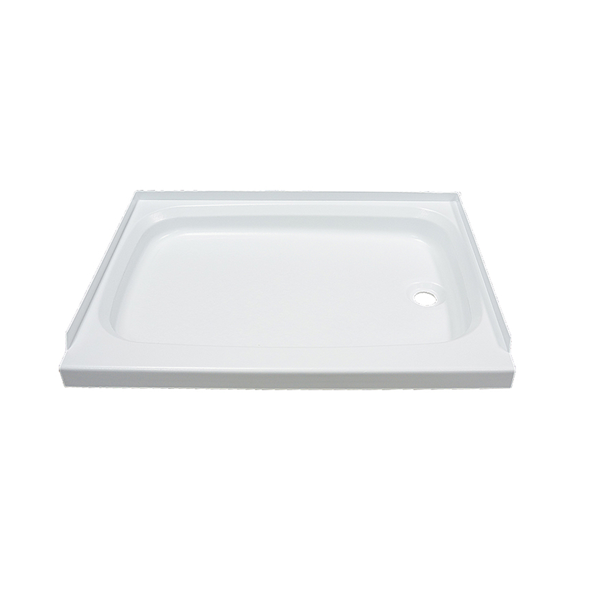 Lippert RV Shower Pan with Right Drain - 24" x 36" White #210375 thumbnail 0