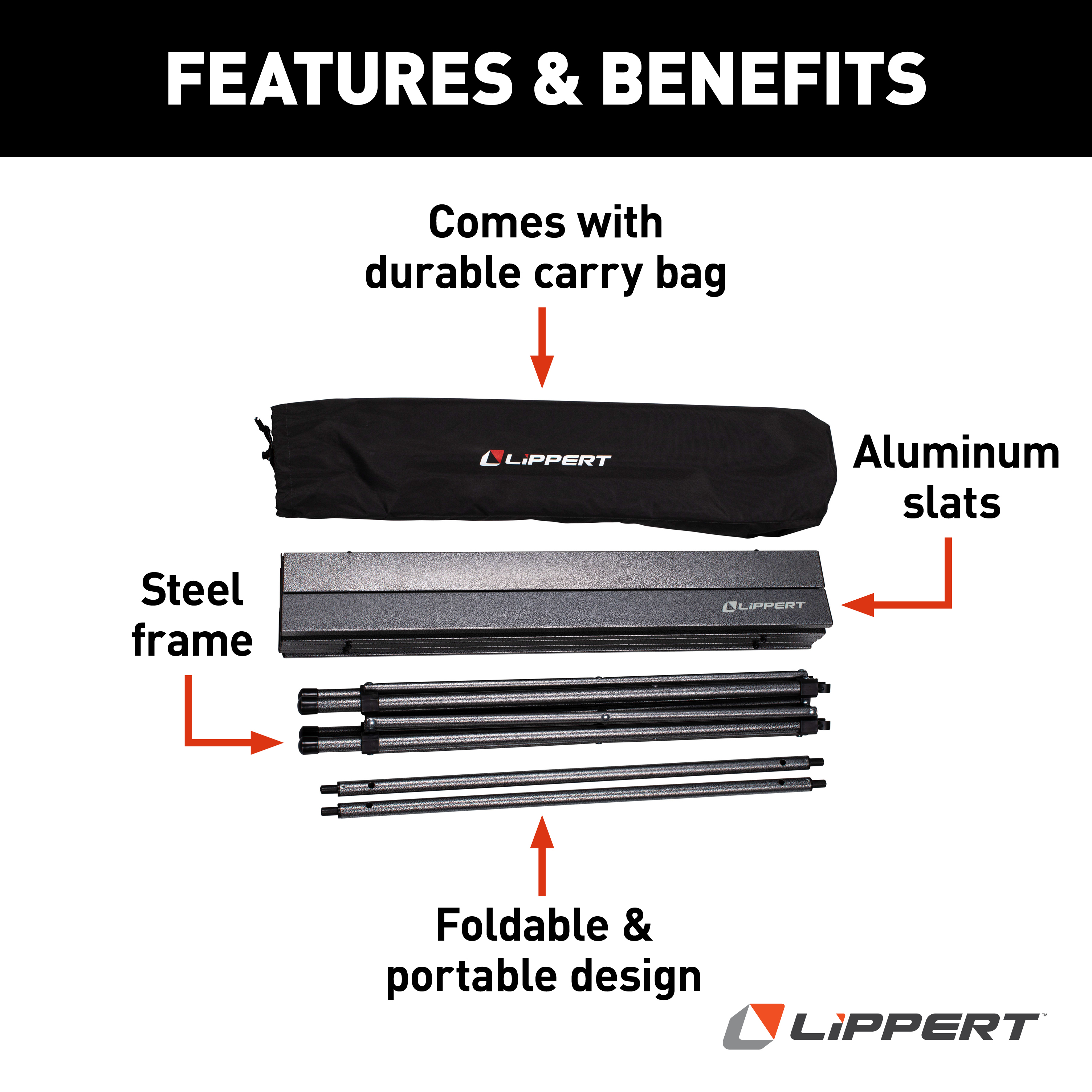 LIPPERT HD Hybrid Camp Table thumbnail 2