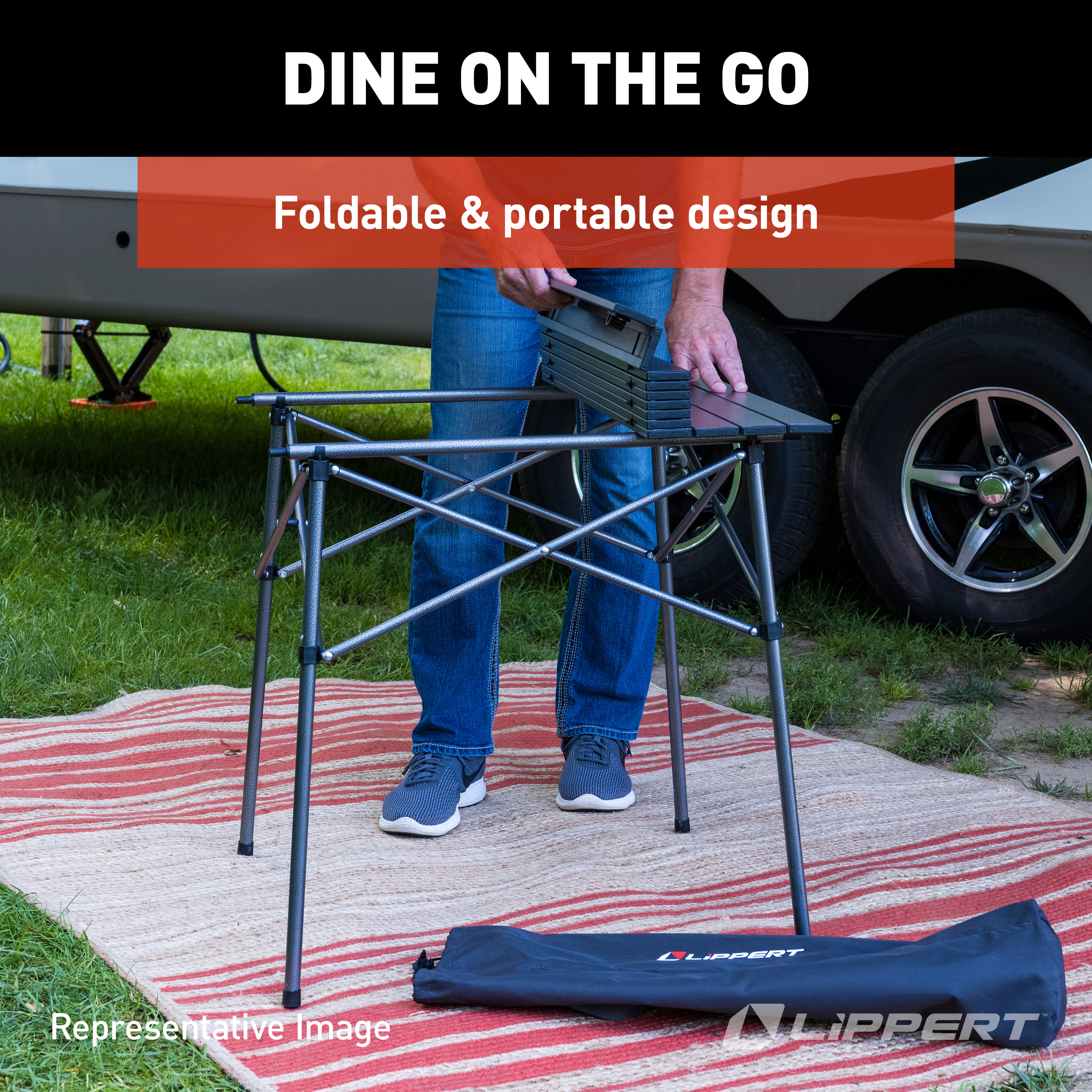 LIPPERT HD Hybrid Camp Table thumbnail 3