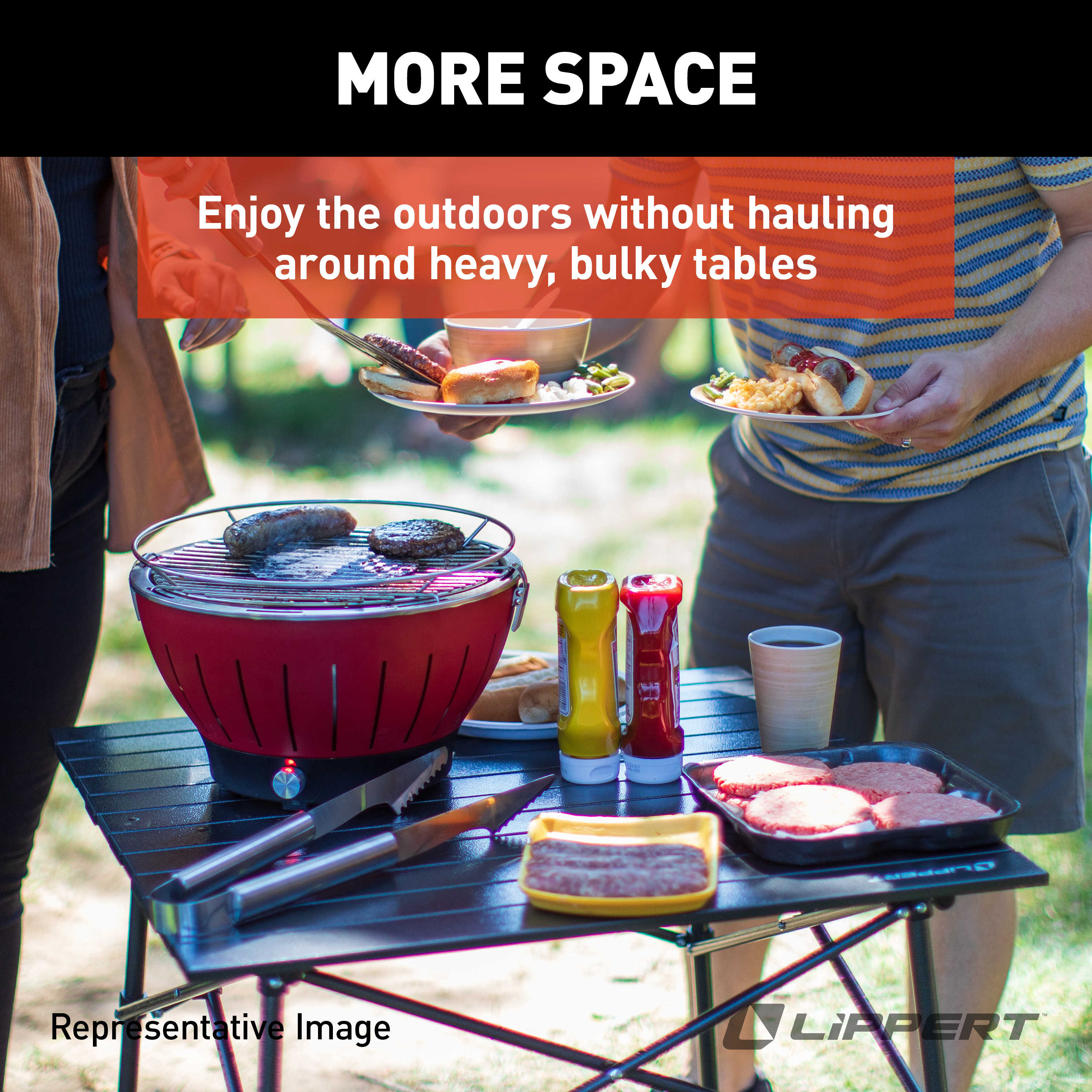 LIPPERT HD Hybrid Camp Table thumbnail 5