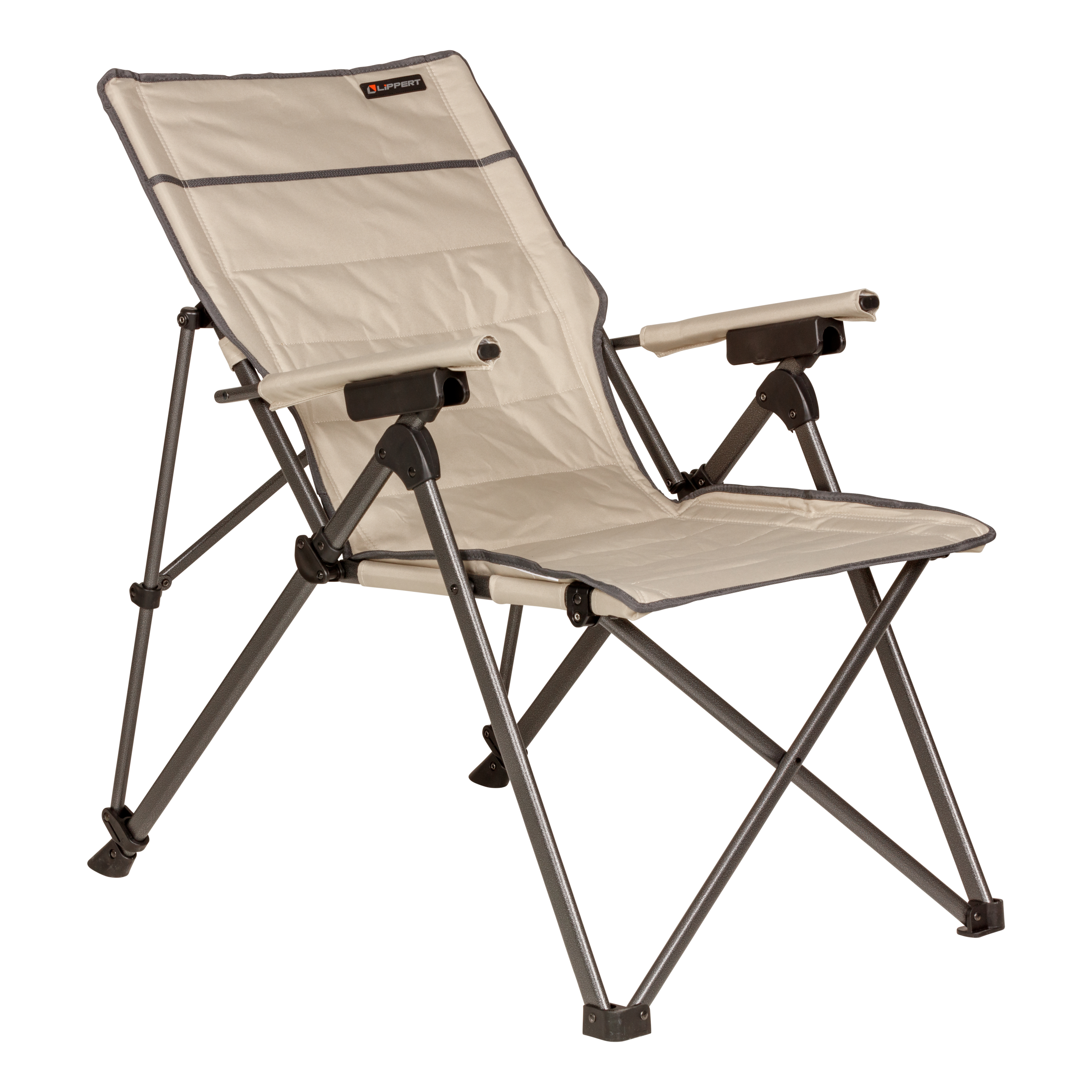 Lippert Sun Soaker Reclining Camping Chair - Sand thumbnail 1
