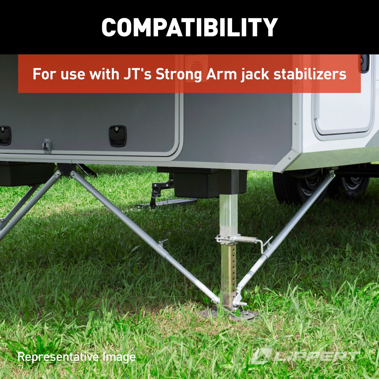 LIPPERT JT's Strong Arm RV Jack Stabilizer T-Handle Tightening Tool #314602 thumbnail 5
