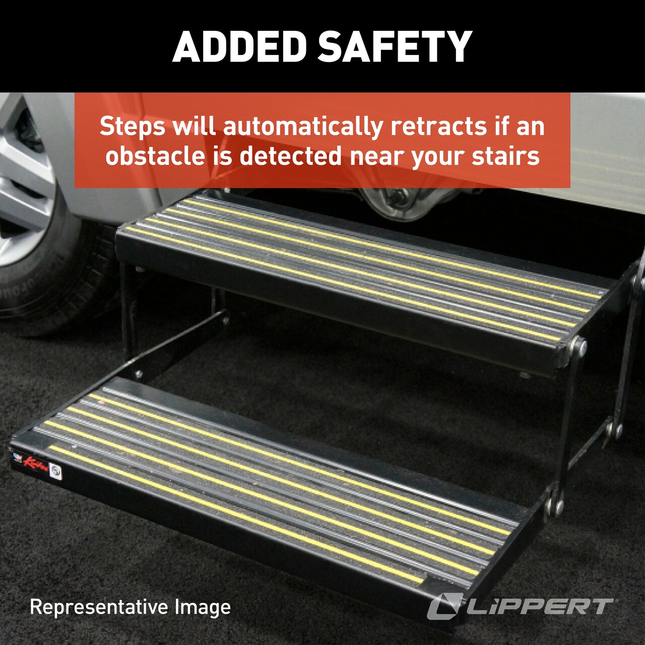 LIPPERT Kwikee 25 Series Electric Step Assembly Frame #908025000 thumbnail 3