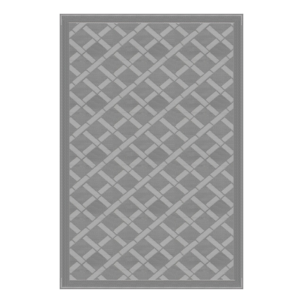 Lippert All Weather Patio Mat - 6' x 9' (Gray) thumbnail 0