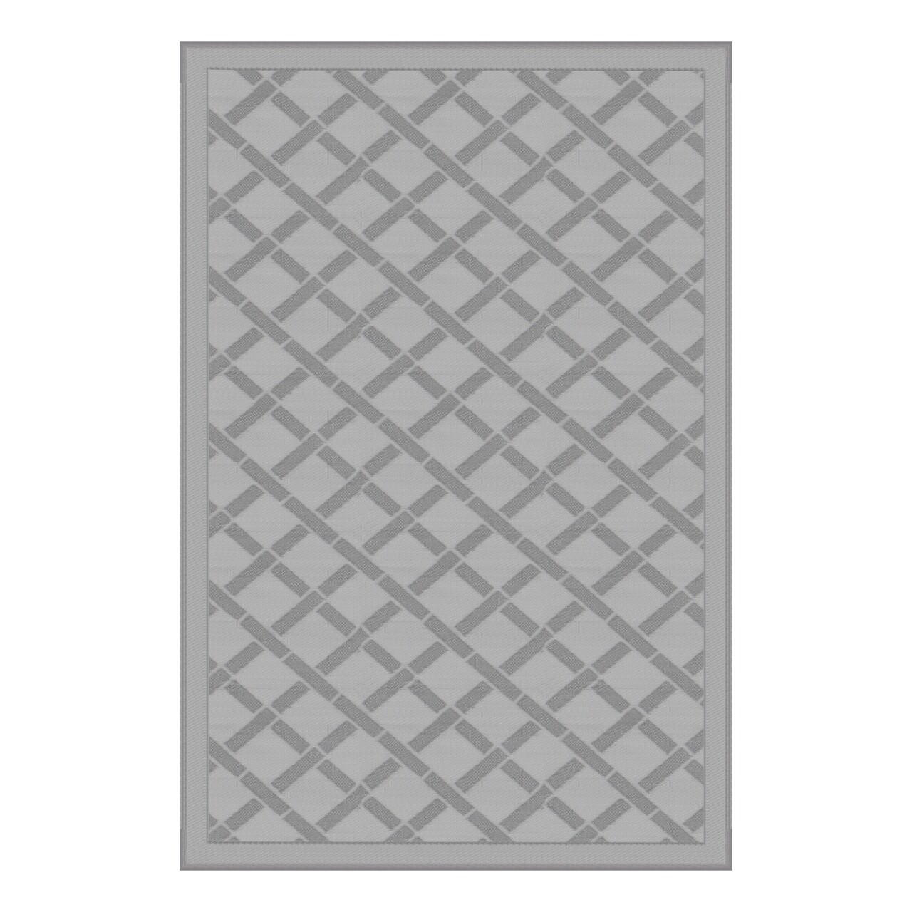 Lippert All Weather Patio Mat - 6' x 9' (Gray) thumbnail 8