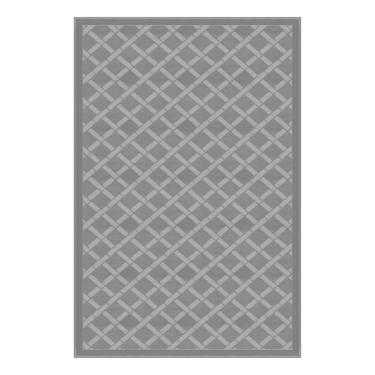 Lippert All Weather Patio Mat - 8' x 12' (Gray) thumbnail 0