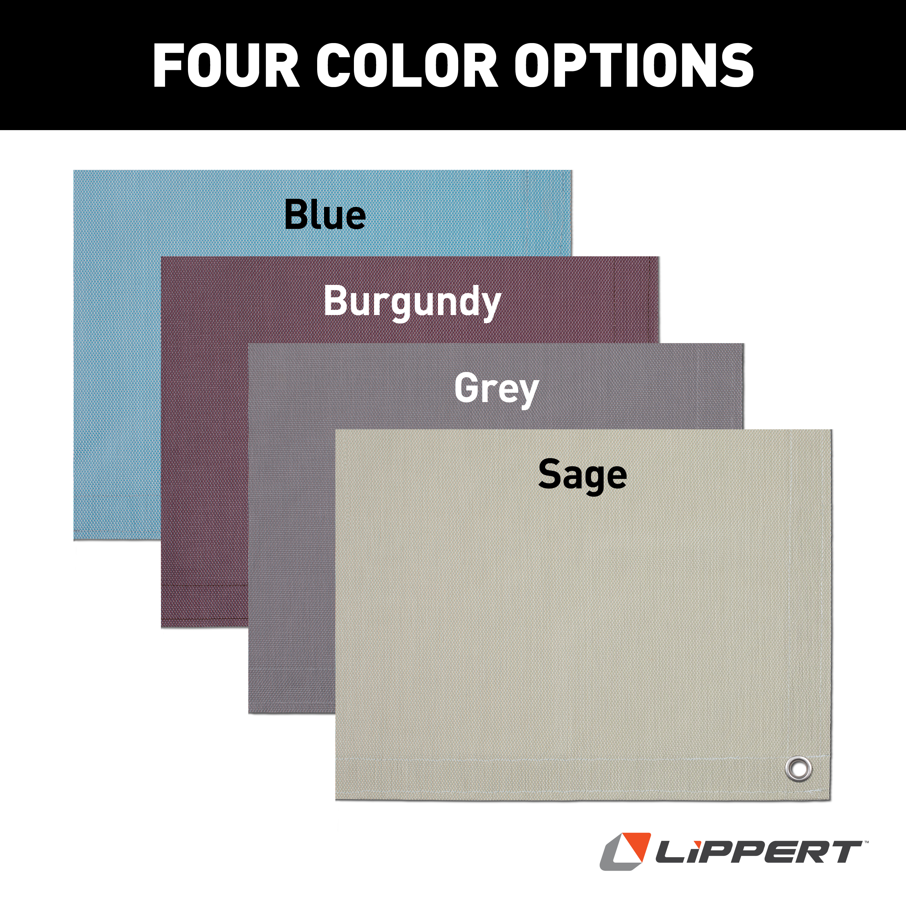 Lippert Outdoor Patio Rug - Gray, 8' x 16' thumbnail 5