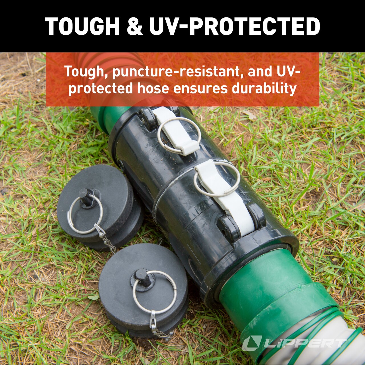 Lippert Waste Master 20' Extension Hose Kit for RV Sewer System #360784 thumbnail 4