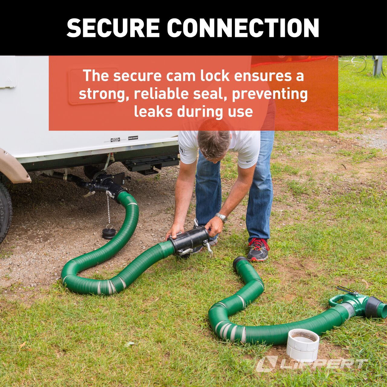 Lippert Waste Master 20' Extension Hose Kit for RV Sewer System #360784 thumbnail 5