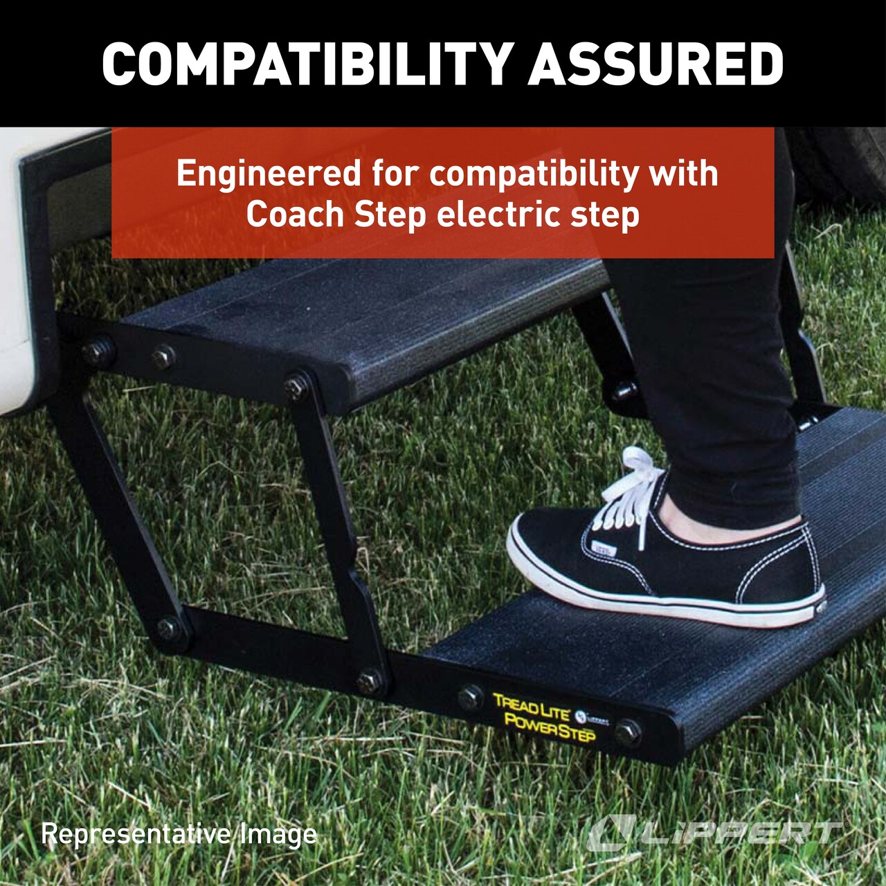 Lippert Coach Step Electric RV Step Replacement Motor Assembly #301695 thumbnail 2