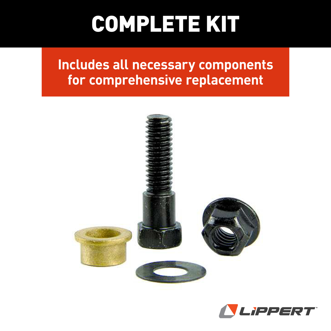 Lippert Coach Step Motorized RV Step Wet Bolt Replacement Kit #216567 thumbnail 5