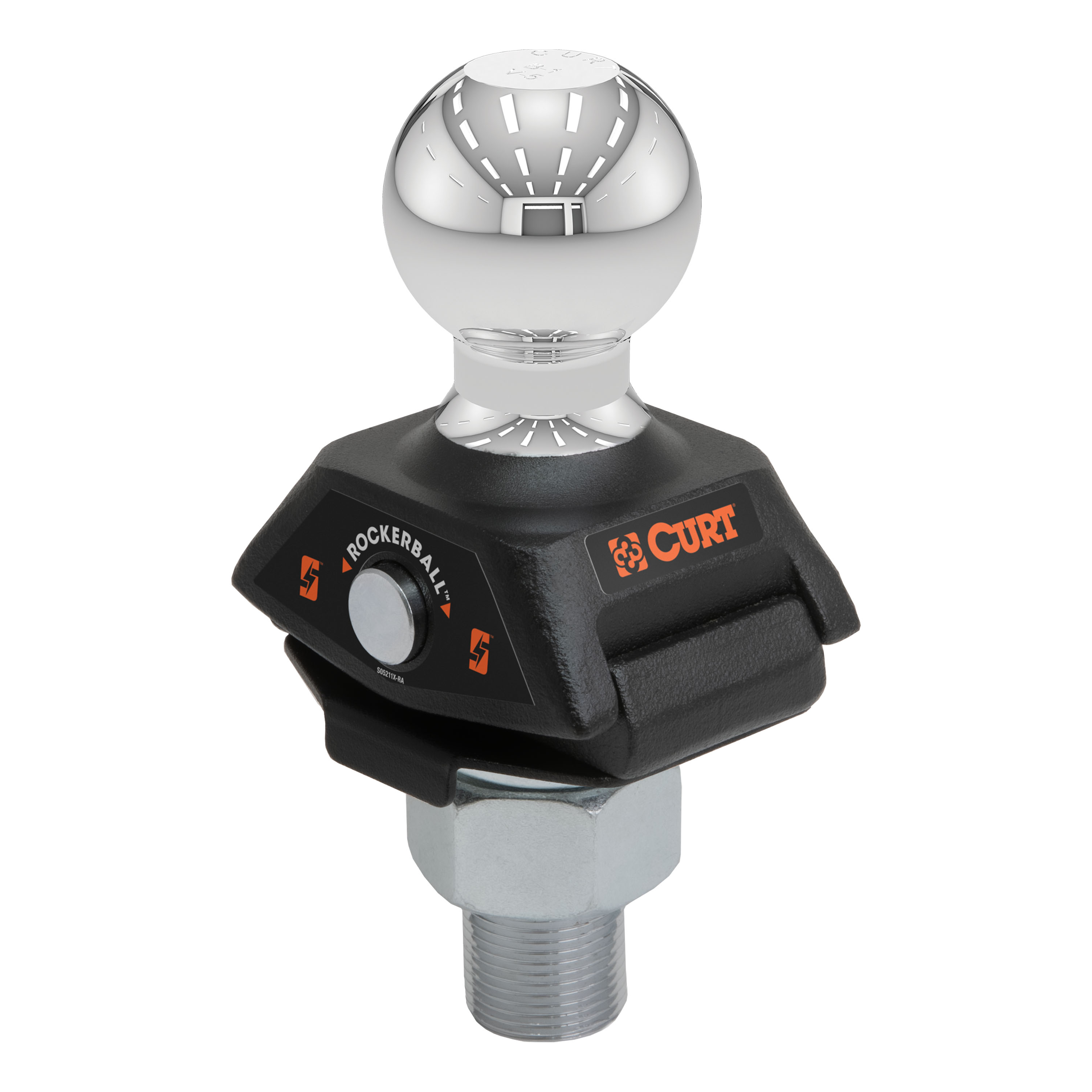 CURT RockerBall 2-5/16" Cushion Hitch Ball (1-1/4" Shank, 12,000 lbs, Packaged) Trailer Hitch Ball thumbnail 0