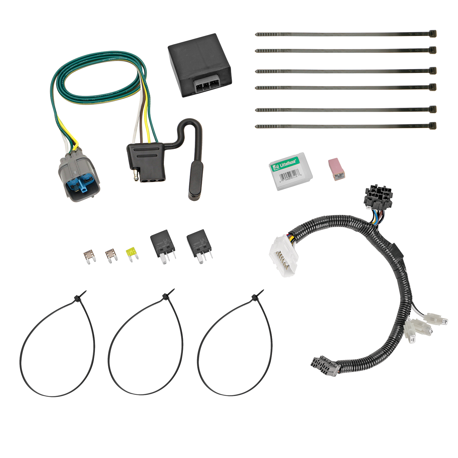 2012-2015 Honda Pilot Tekonsha Plug & Play T-Connector Adapter Trailer Wiring 118558 thumbnail 0