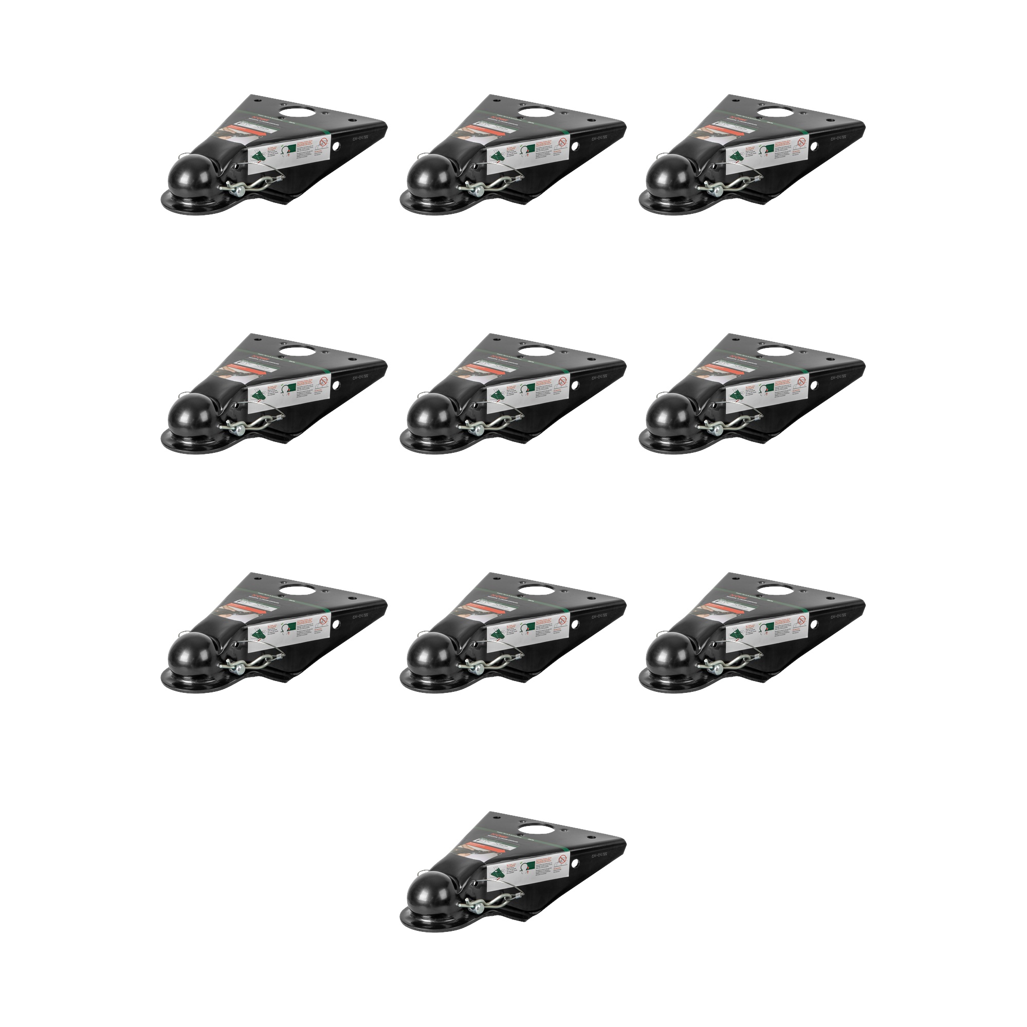 CURT (10-Pack) QuickPin No-Latch 2-5/16" A-Frame Trailer Coupler, 14,000 lbs thumbnail 0