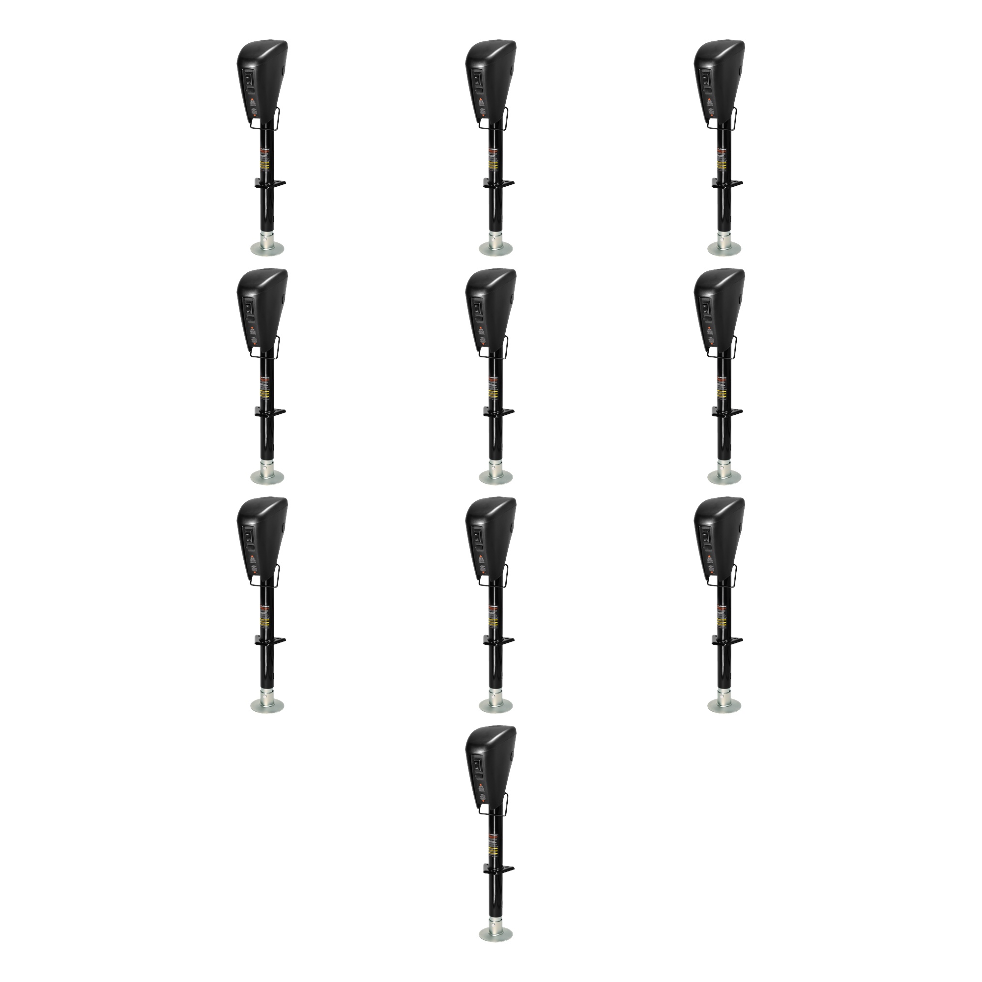 CURT (10-Pack) Lippert Power Stance Tongue Jack, 3,500 lbs thumbnail 0