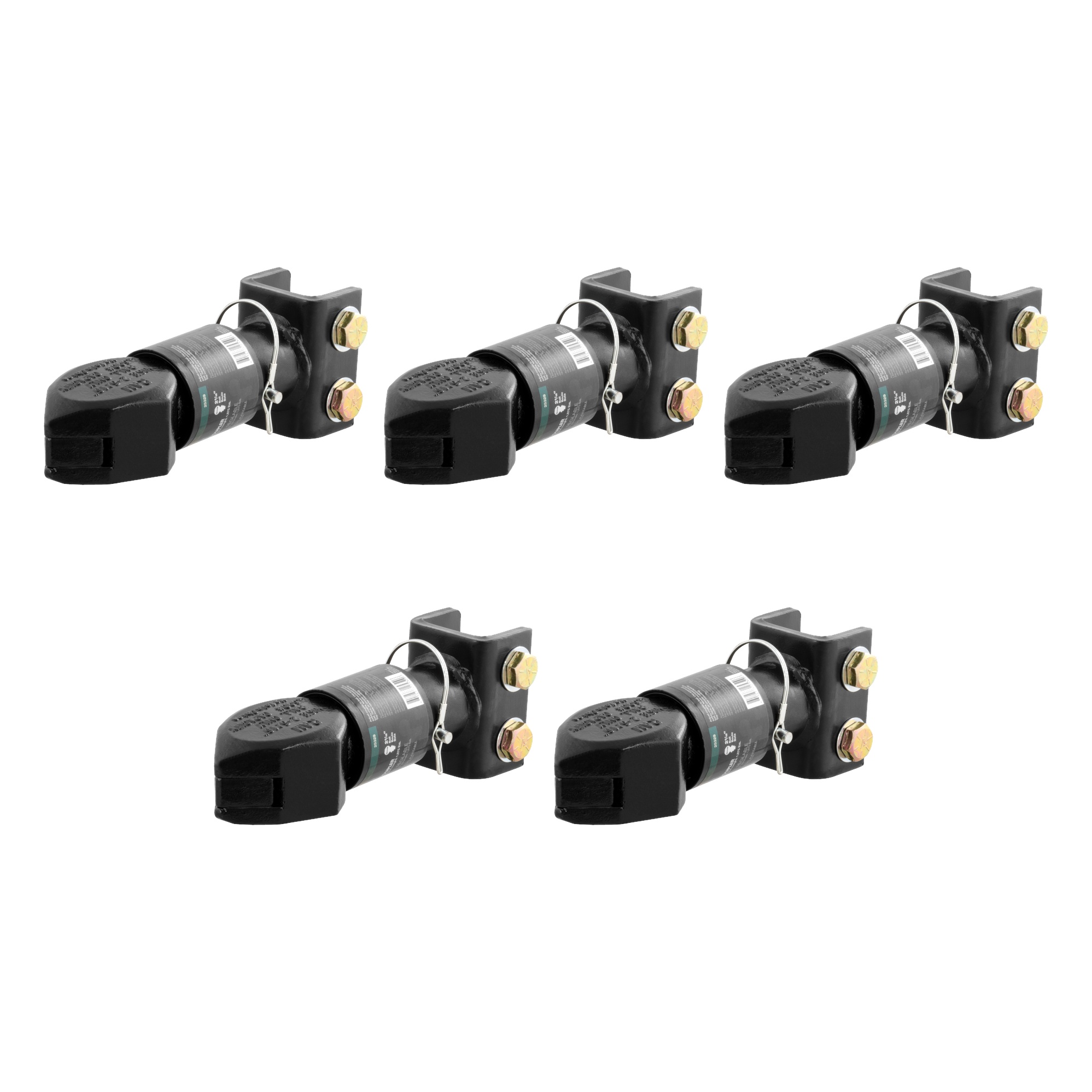 CURT (5-Pack) 2-5/16" Channel-Mount Coupler with Sleeve-Lock (12,500 lbs, Black) thumbnail 0