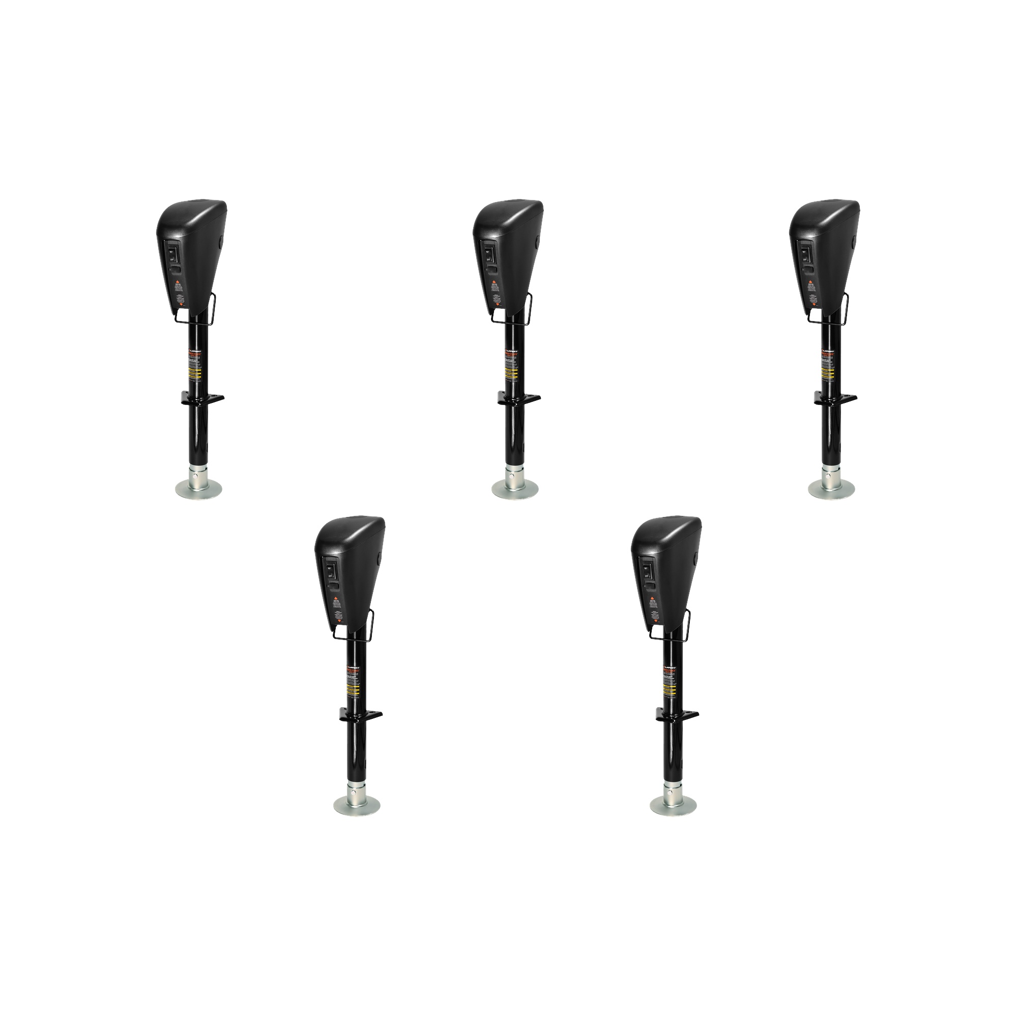 CURT (5-Pack) Lippert Power Stance Tongue Jack, 3,500 lbs thumbnail 0